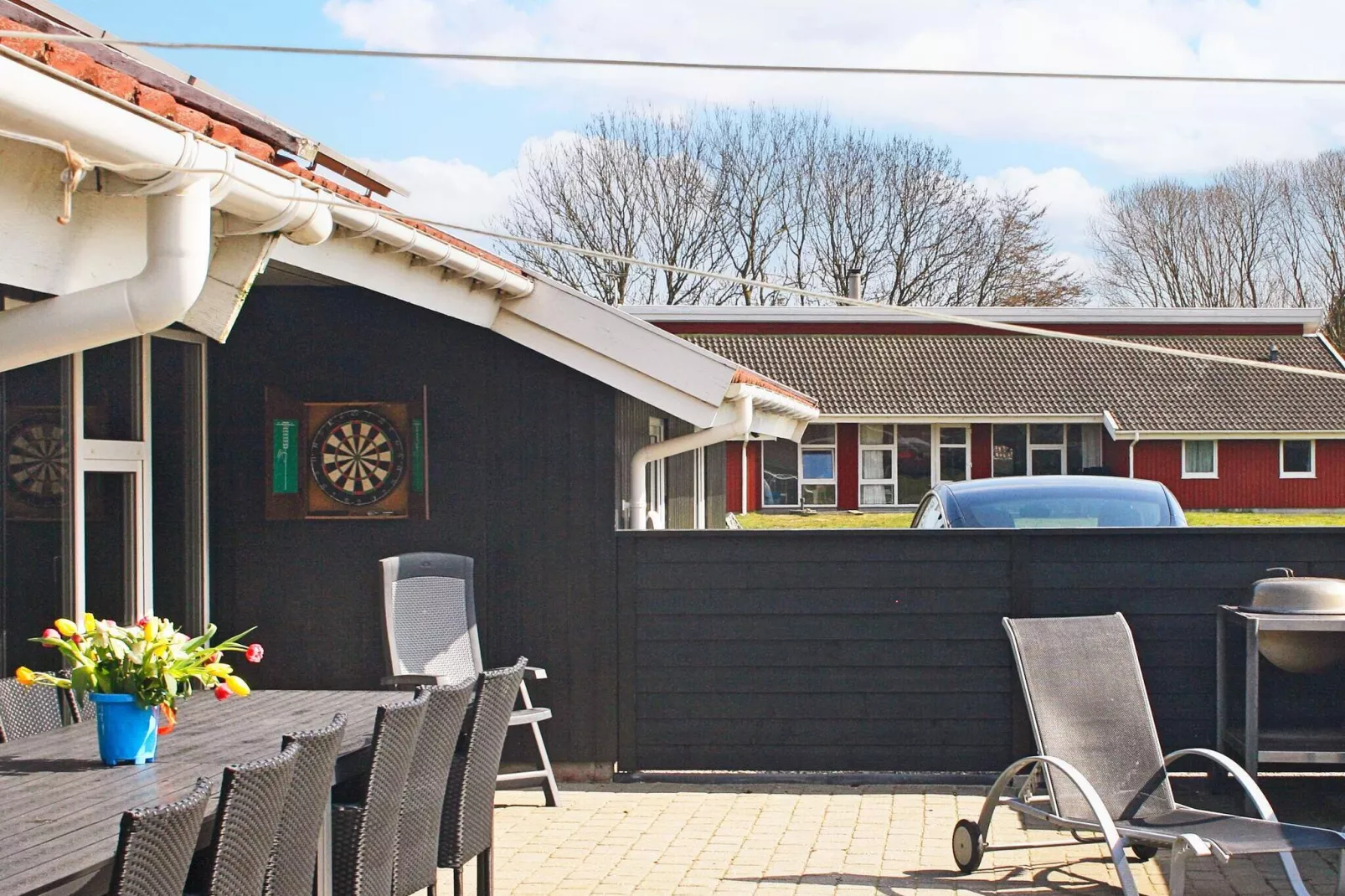 Sfeervolle vakantiewoning in Nordborg met sauna-Buitenlucht