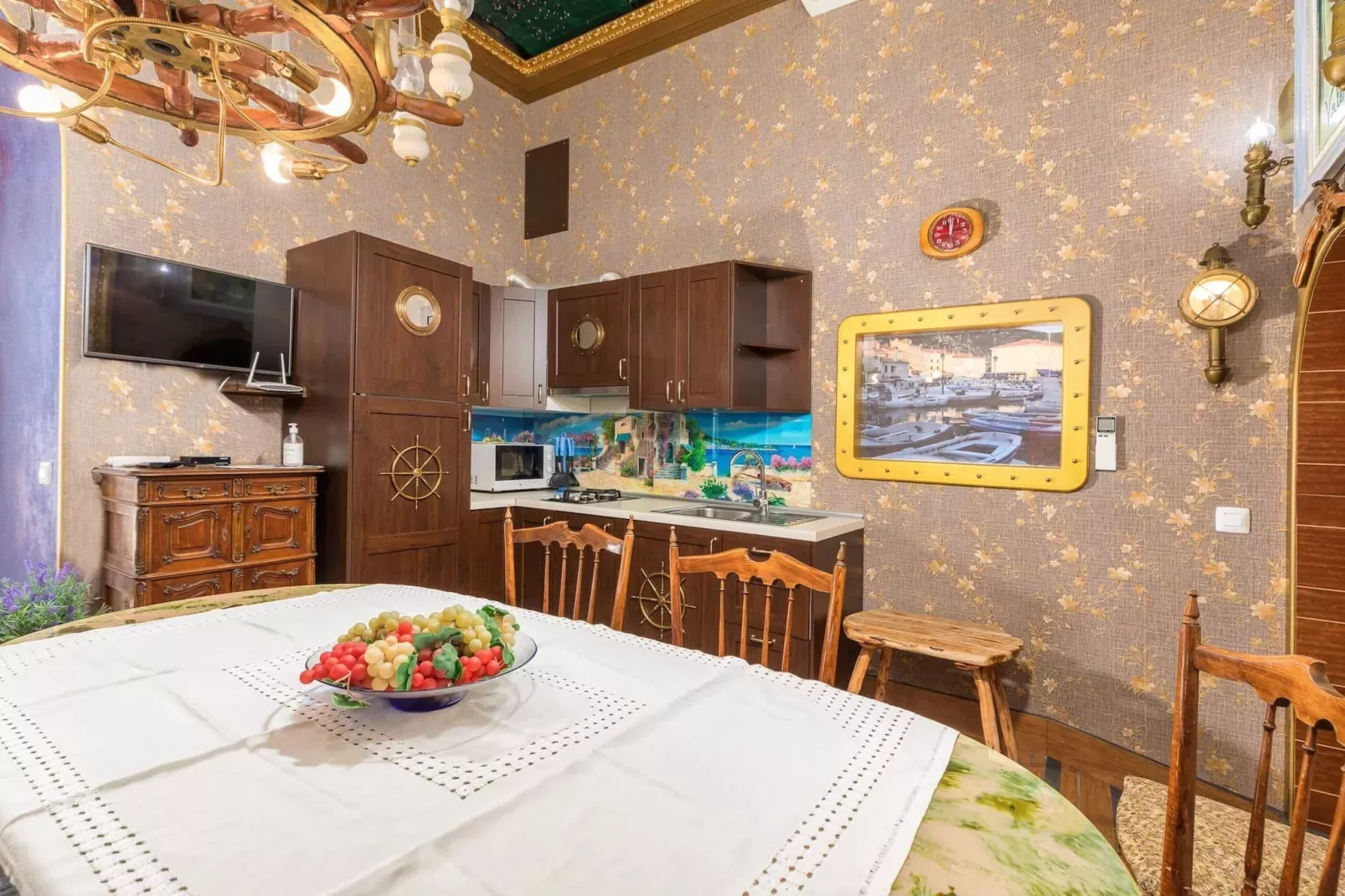 Apartment Jahta Valentina (6+1) - Lungomare Cres-Keuken