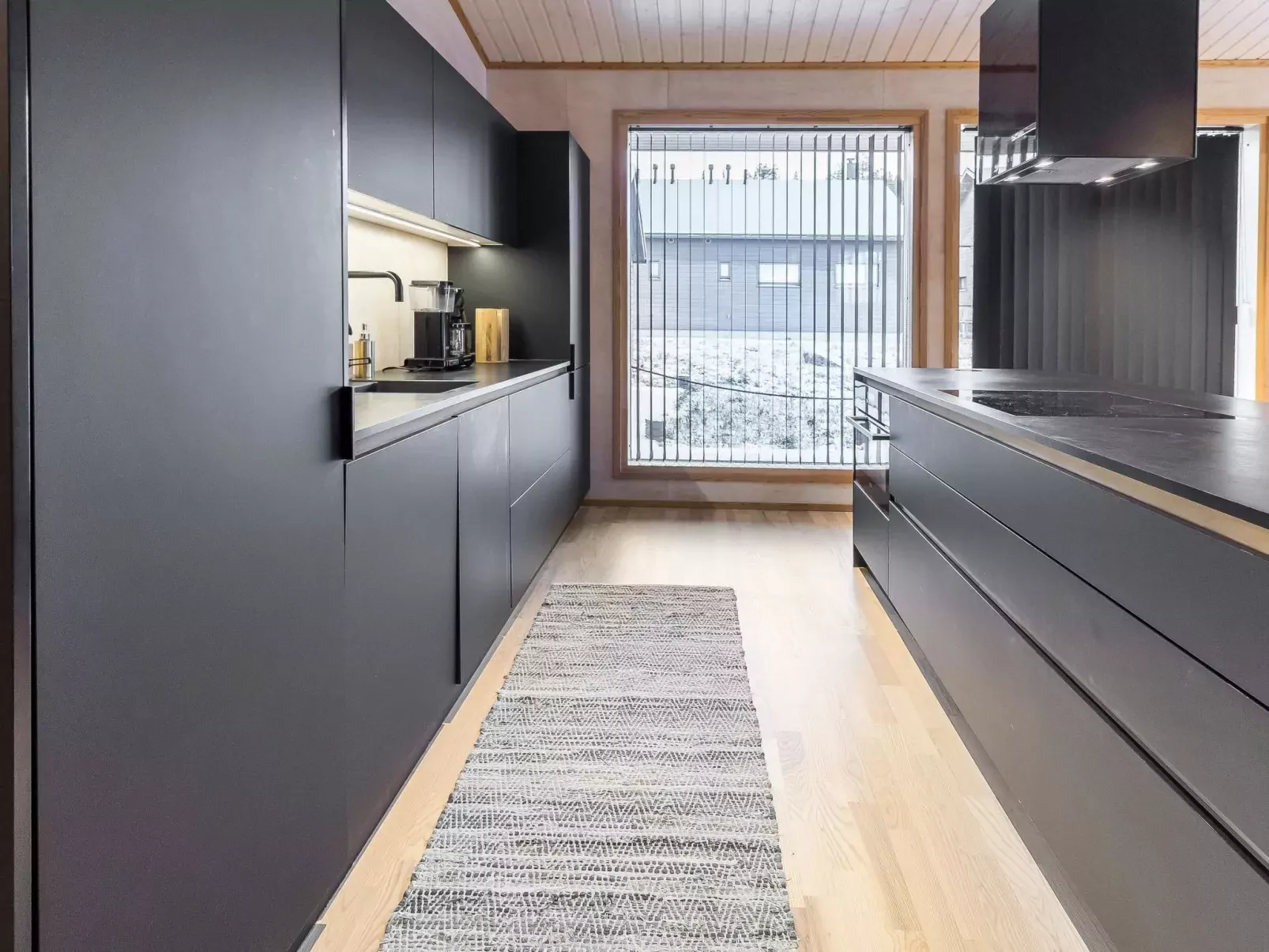 Villa plywood-Binnen