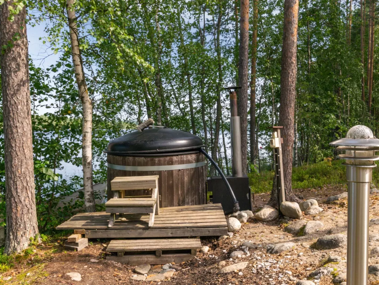 Hot pool cottage ainu-Buiten