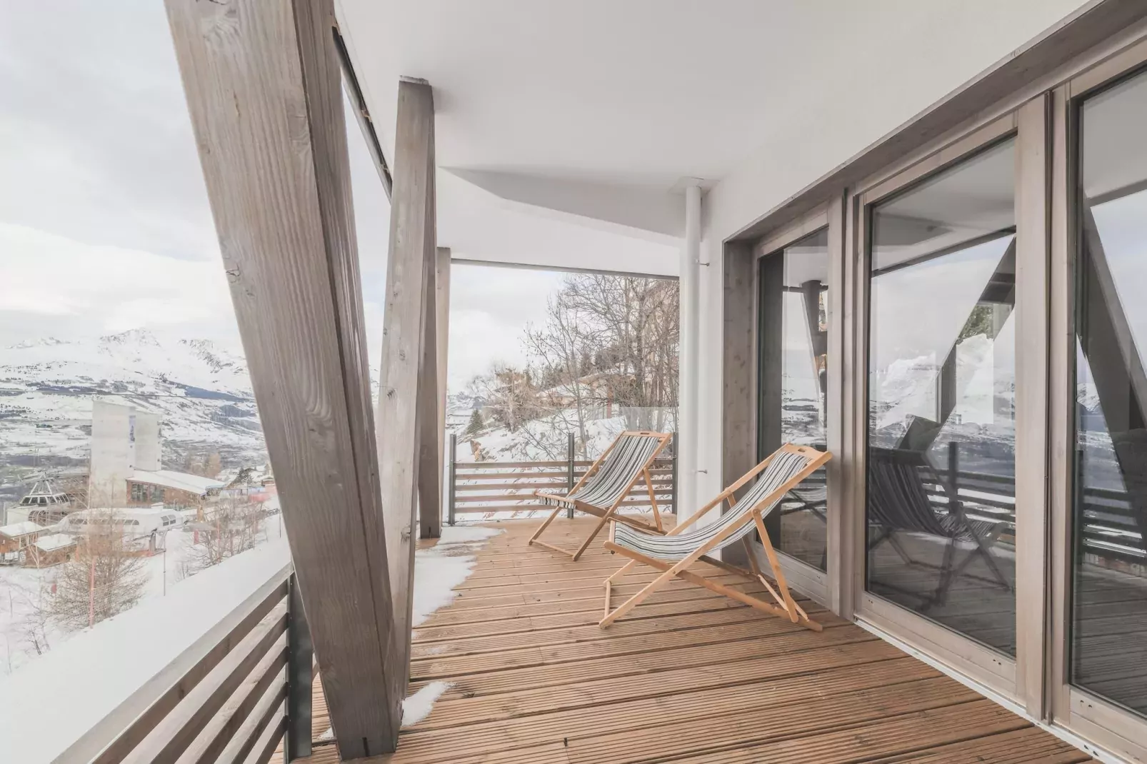 Résidence PLAN PEISEY Le Quartz -A36S-Terrasbalkon