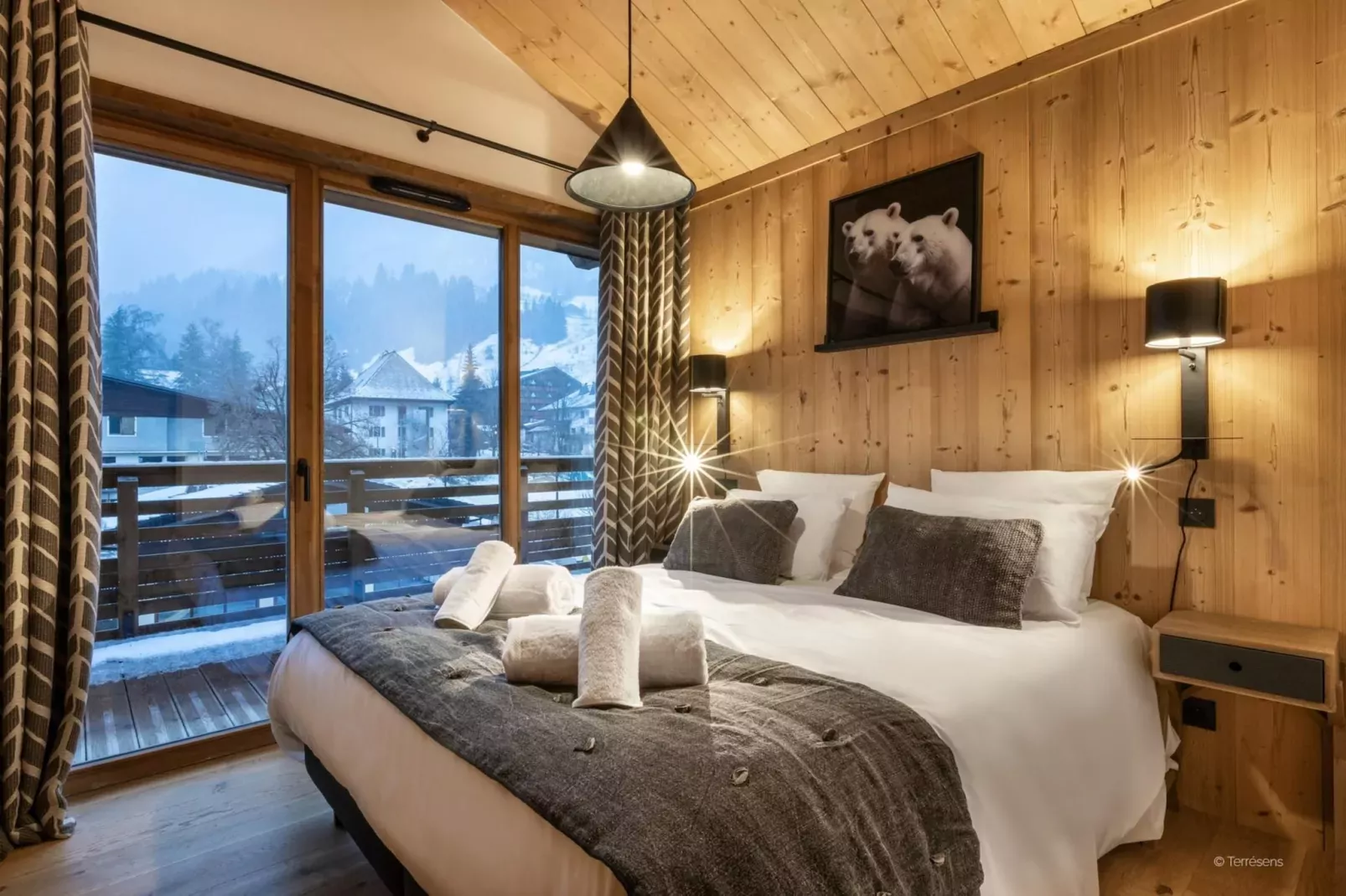 CHAPELLE DABONDANCE Le Flocon Blanc A40P-Slaapkamer