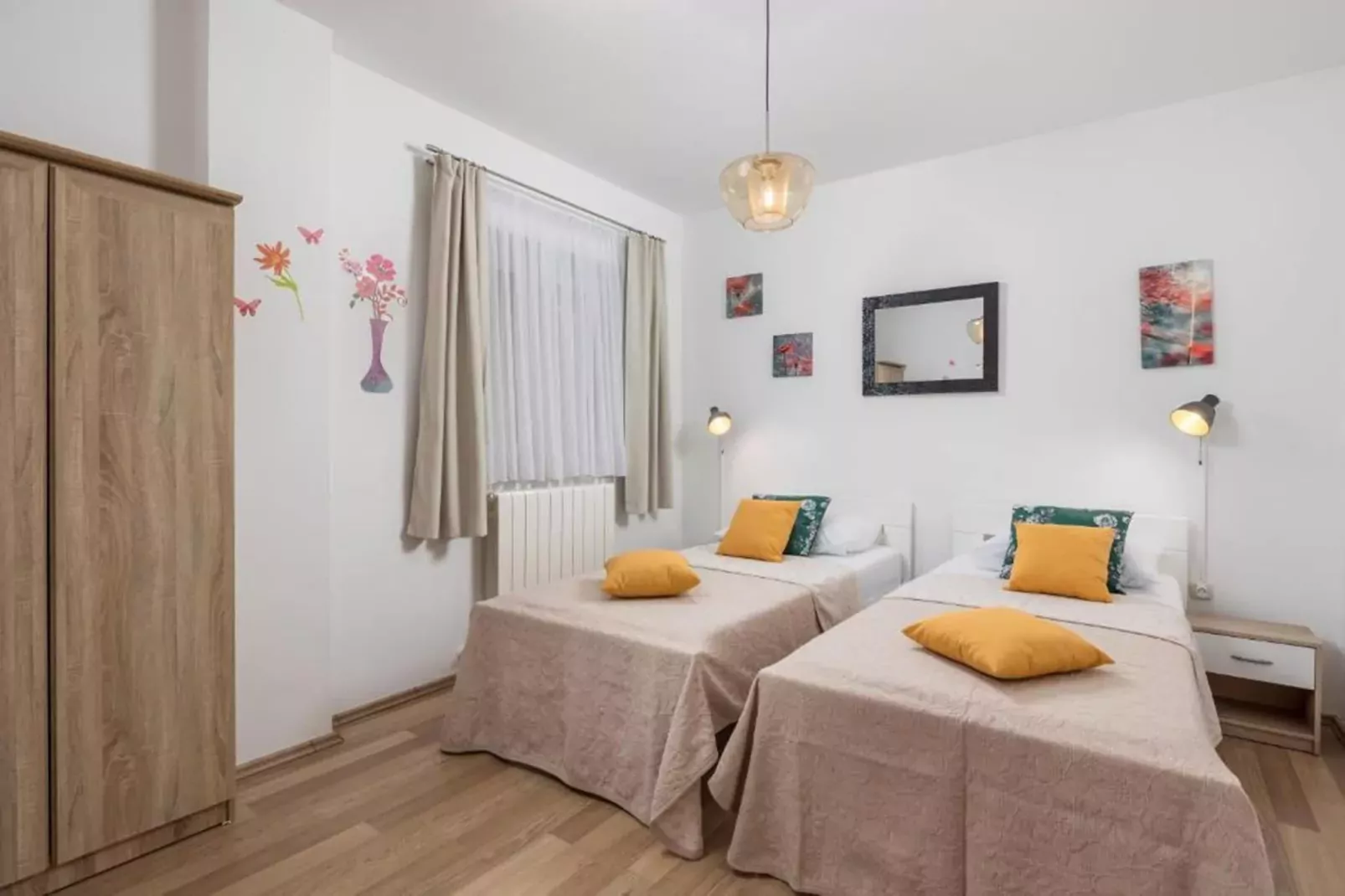 Apartment Slavica 1 - Red Paradise-Slaapkamer