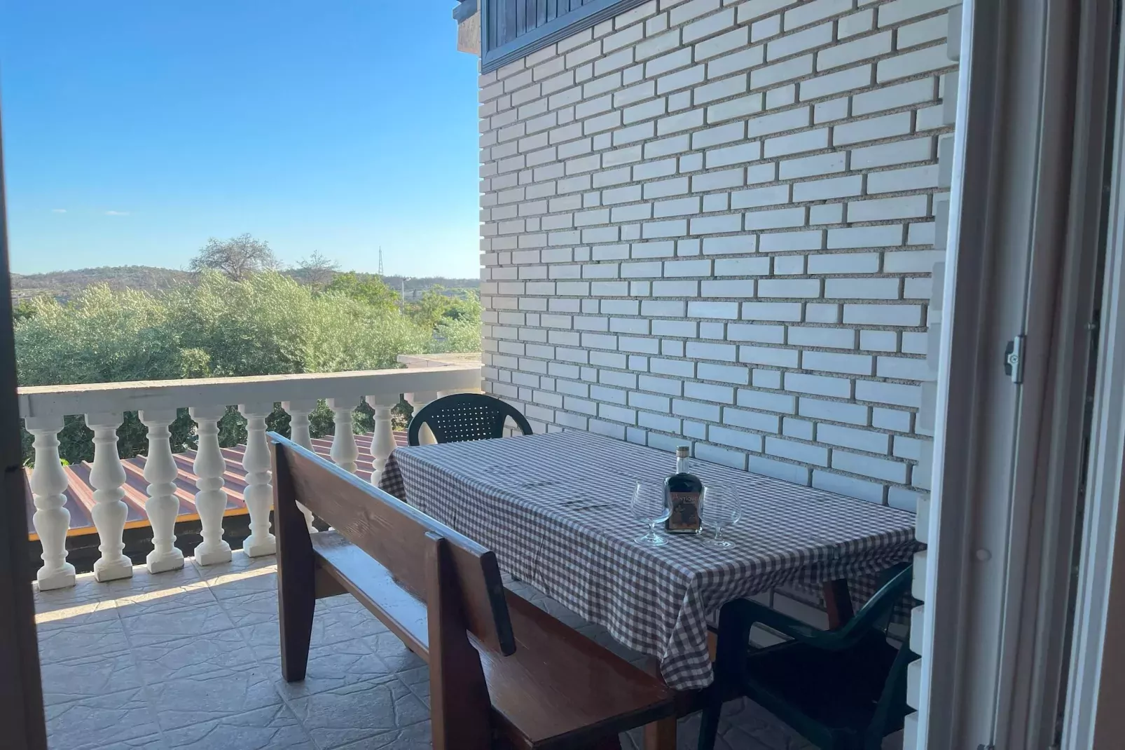 Apartments Tonči - balcony A1-Terrasbalkon