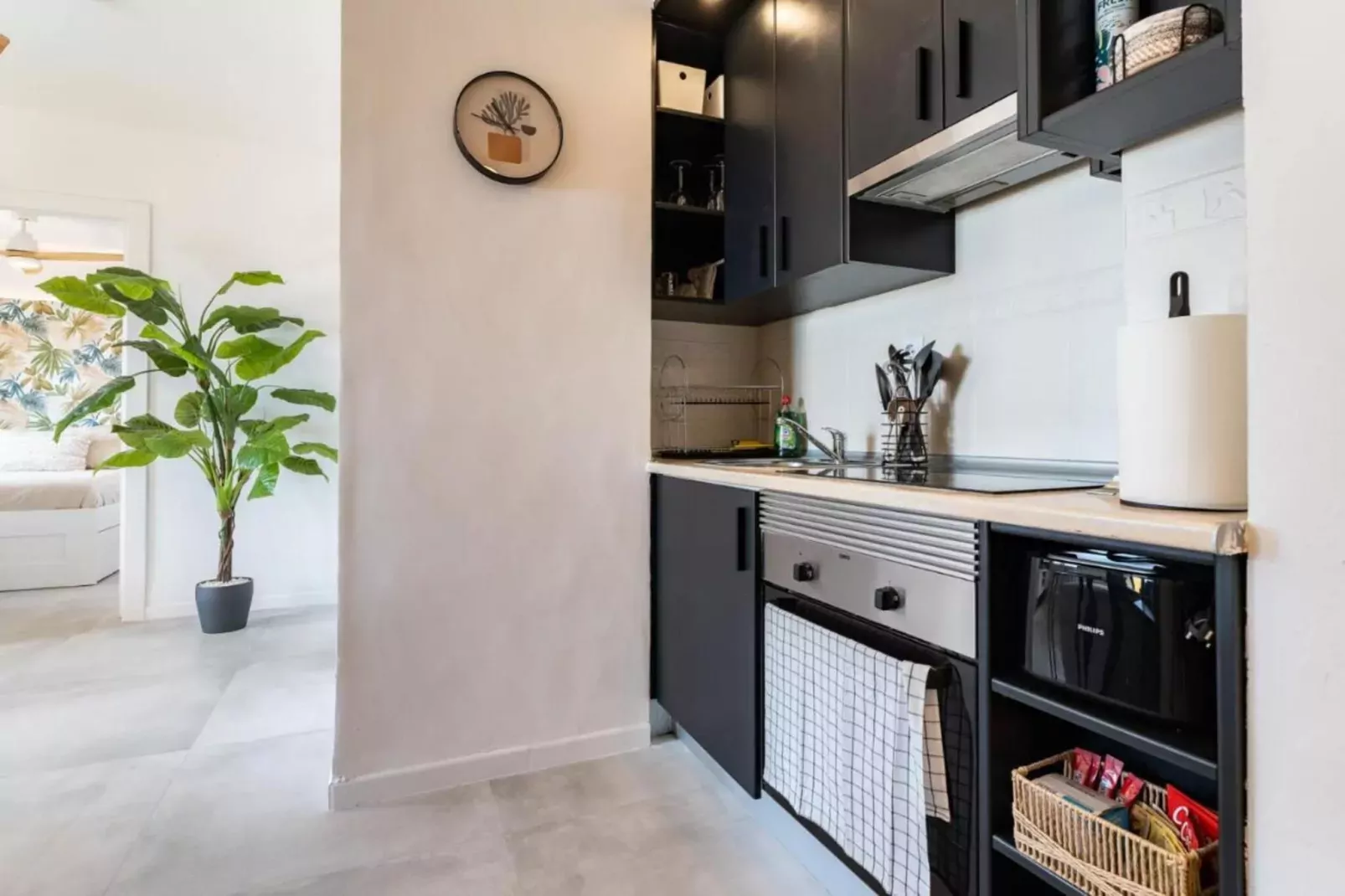 Apartamento con vistas al mar-Keuken