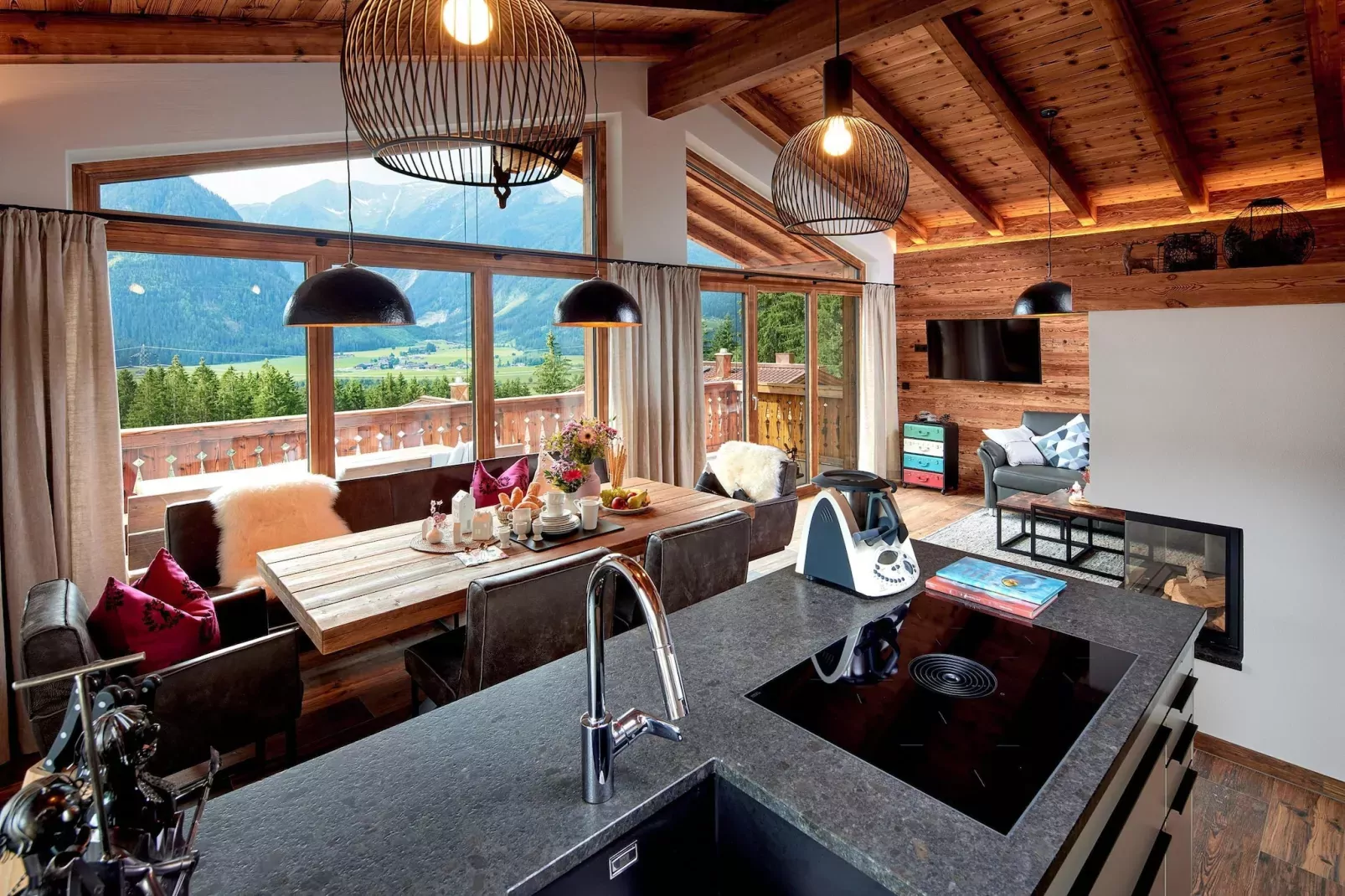Nationalpark Chalet Gamsspitze-Keuken
