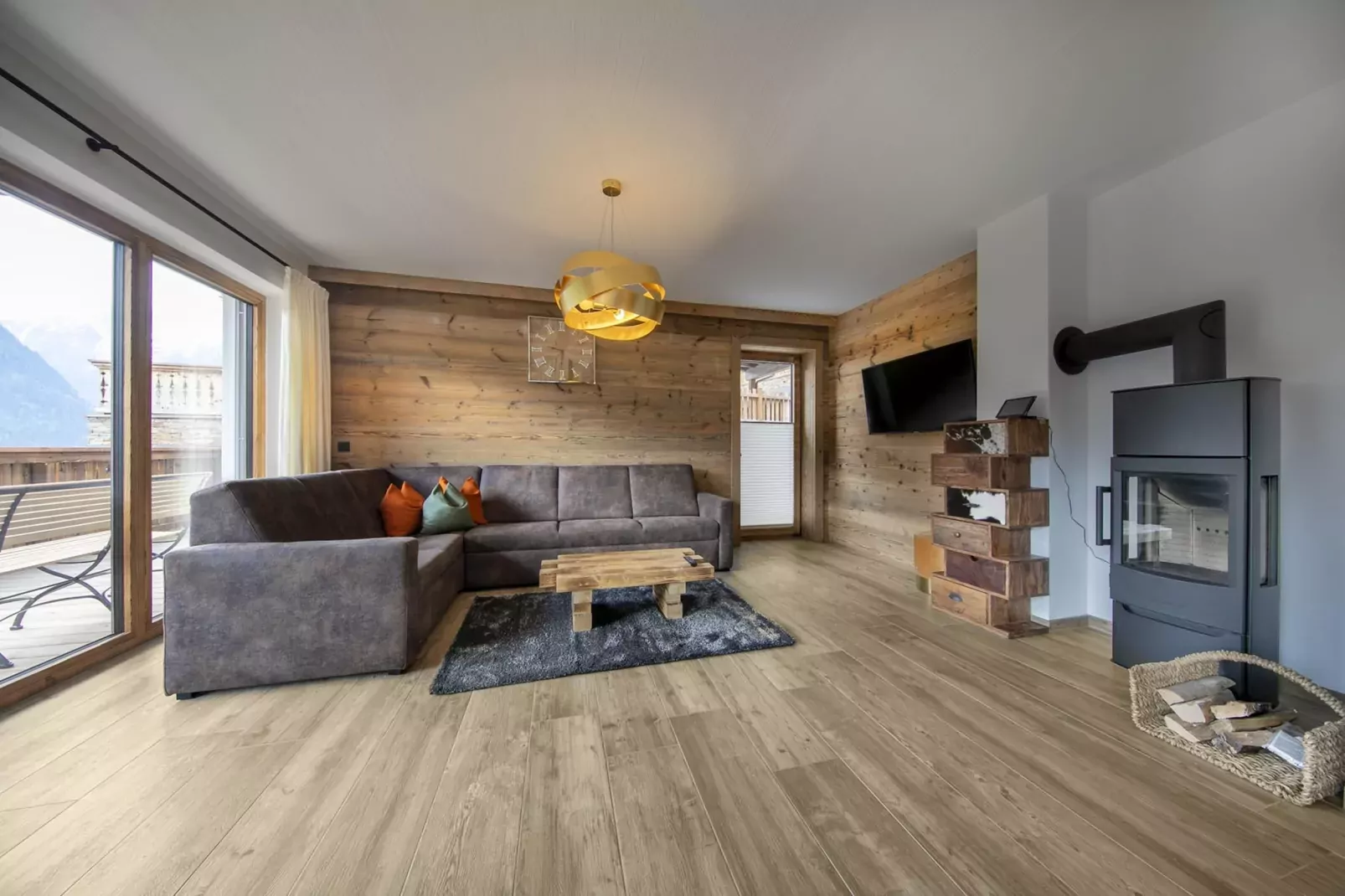 Nationalpark Chalet Grosser Happ-Woonkamer