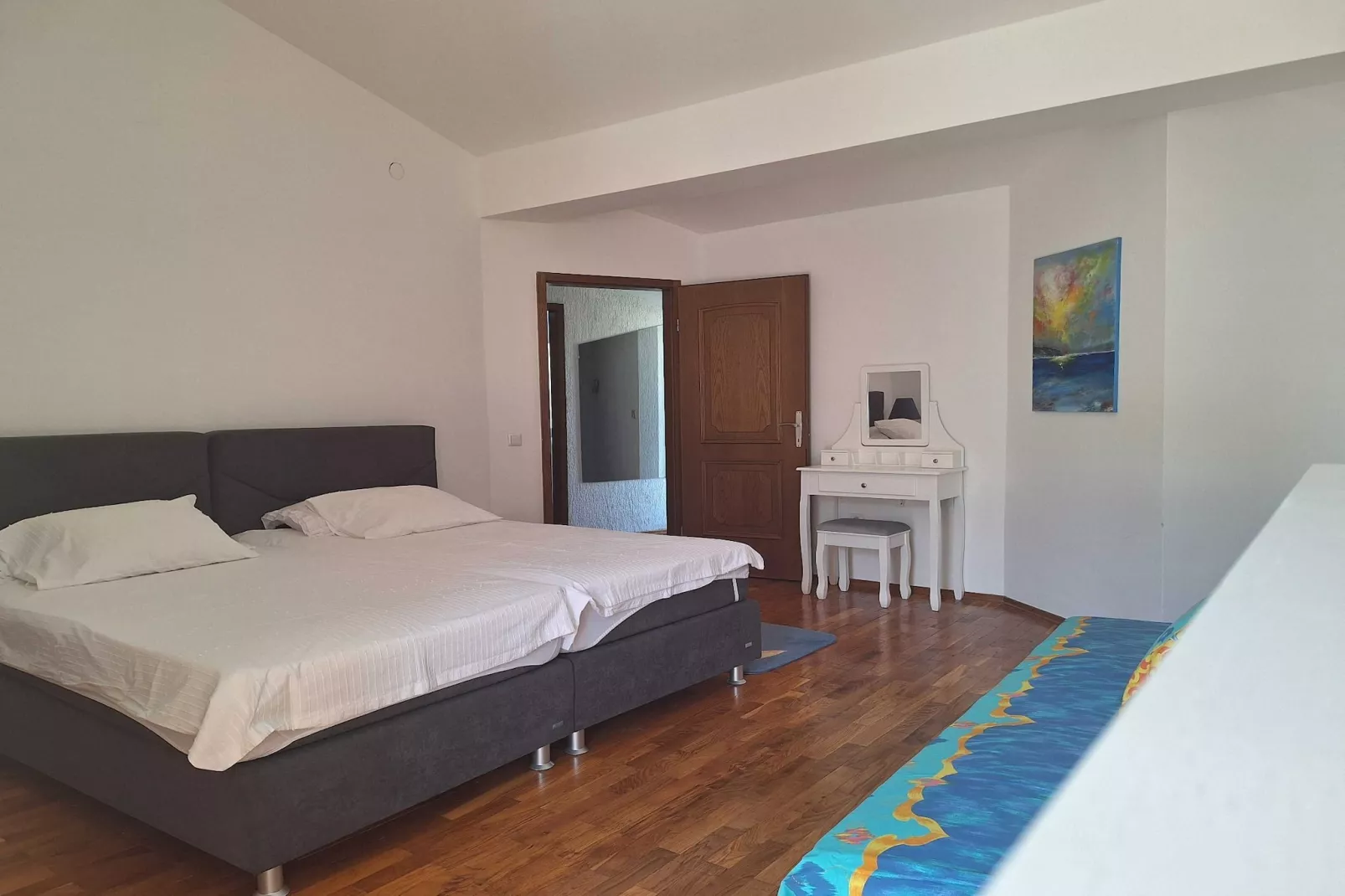Sea View  Apartment Povljana - One Bedroom Apartment with Sea View-Slaapkamer