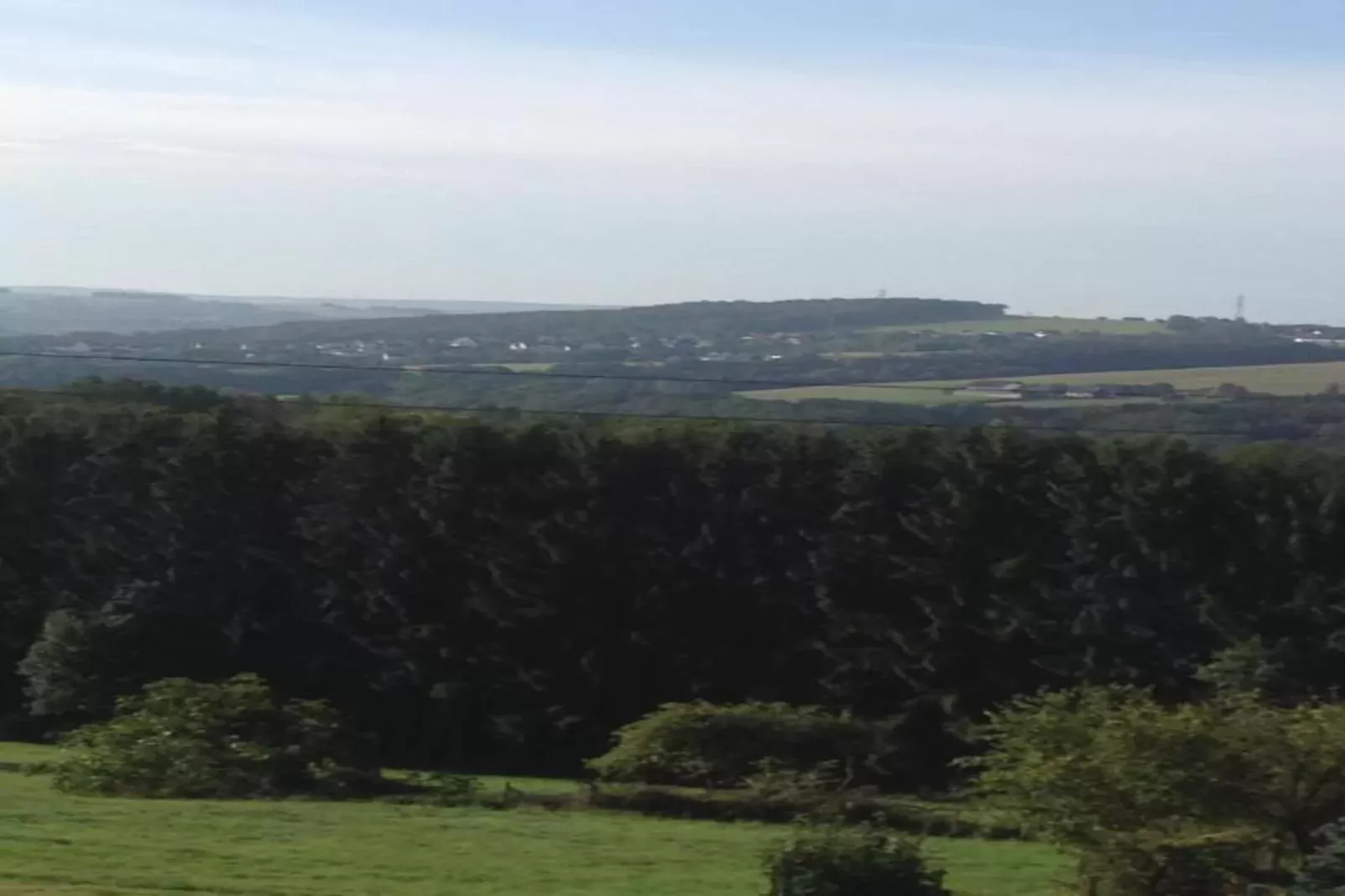 Im Westerwald-Gebieden zomer 20km