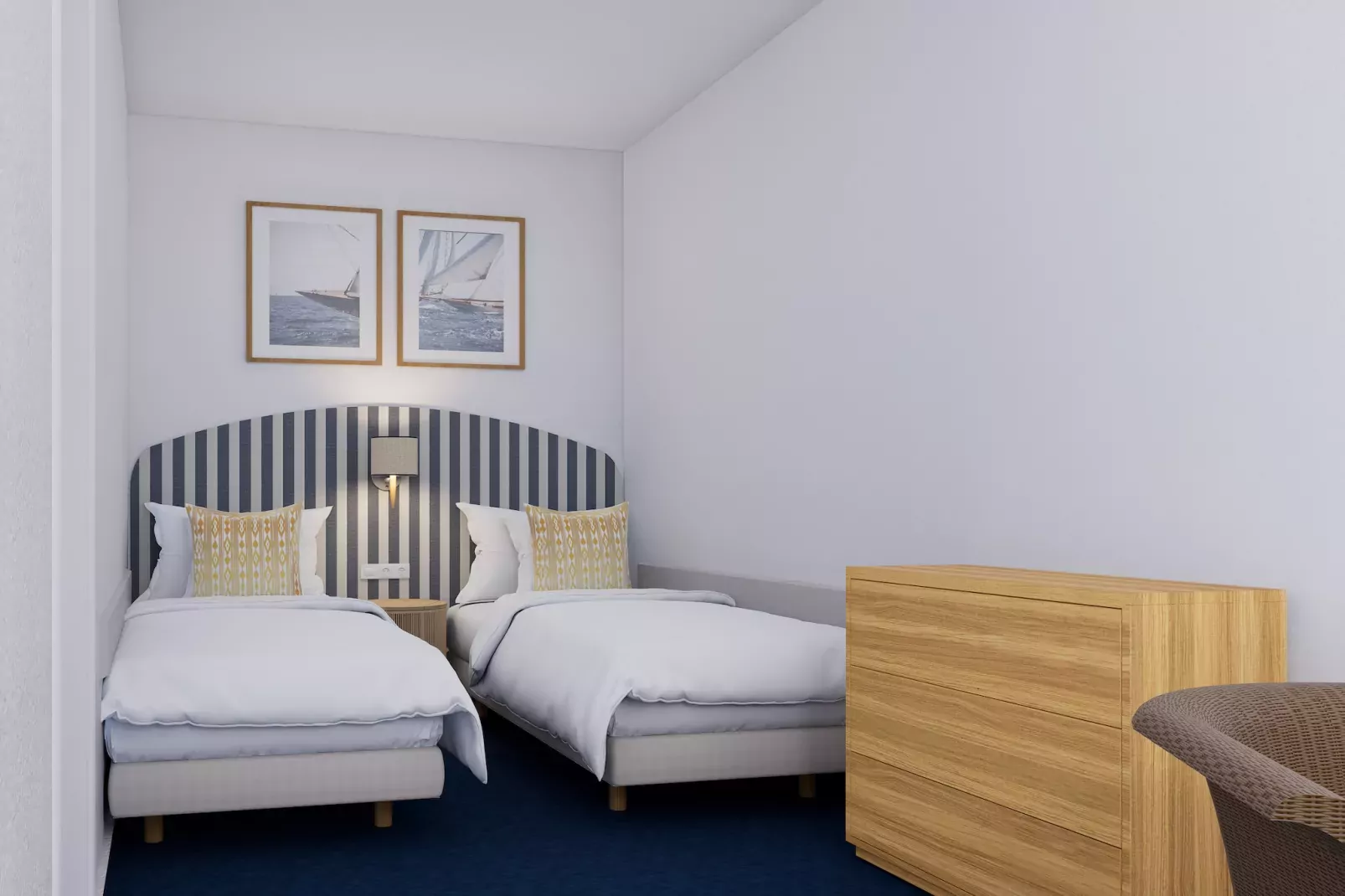 IFA Binz Ferienpark -2 Raum App 39 qm-Slaapkamer