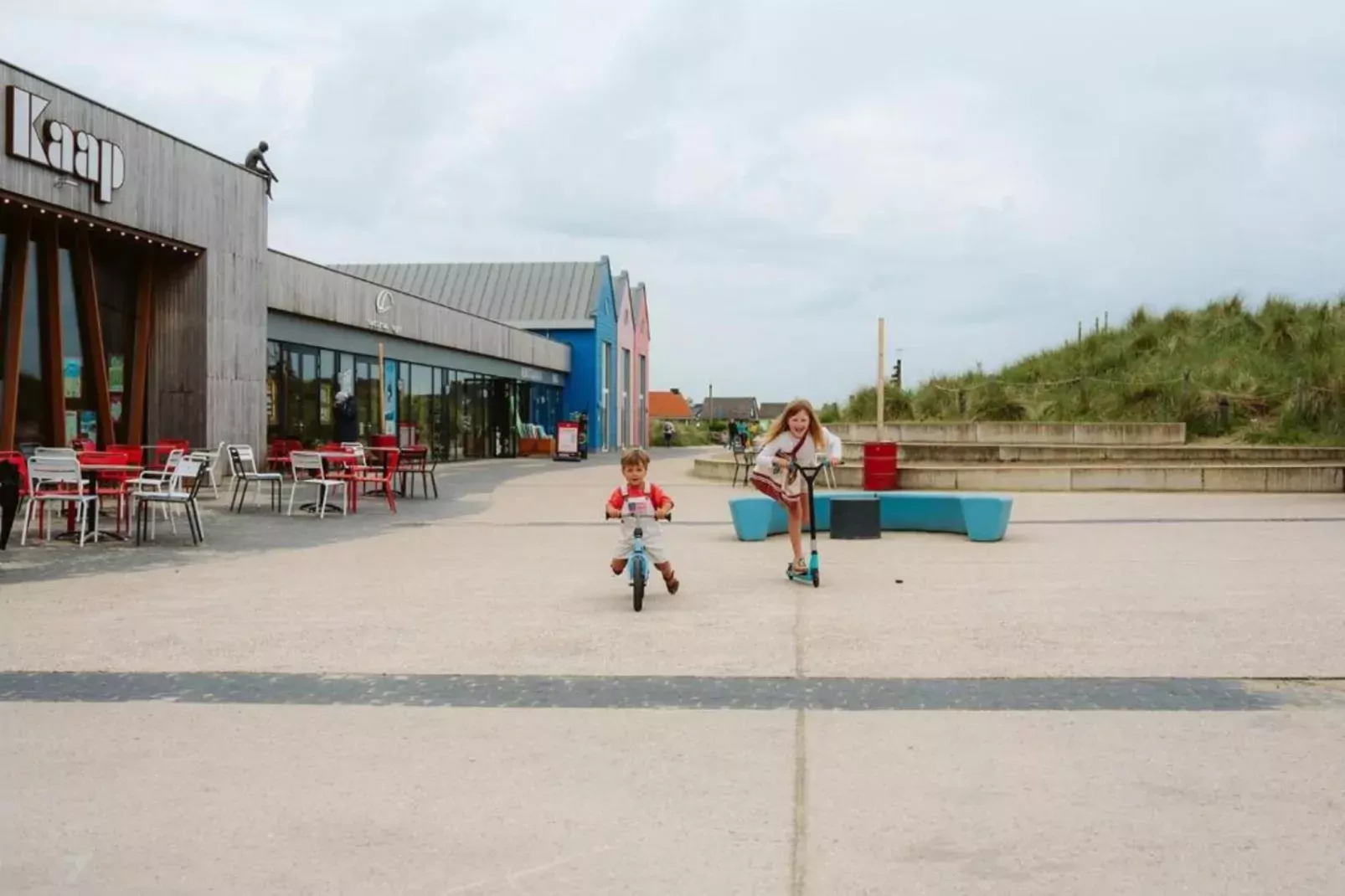Strandpark Duynhille 4-Gebieden zomer 1km