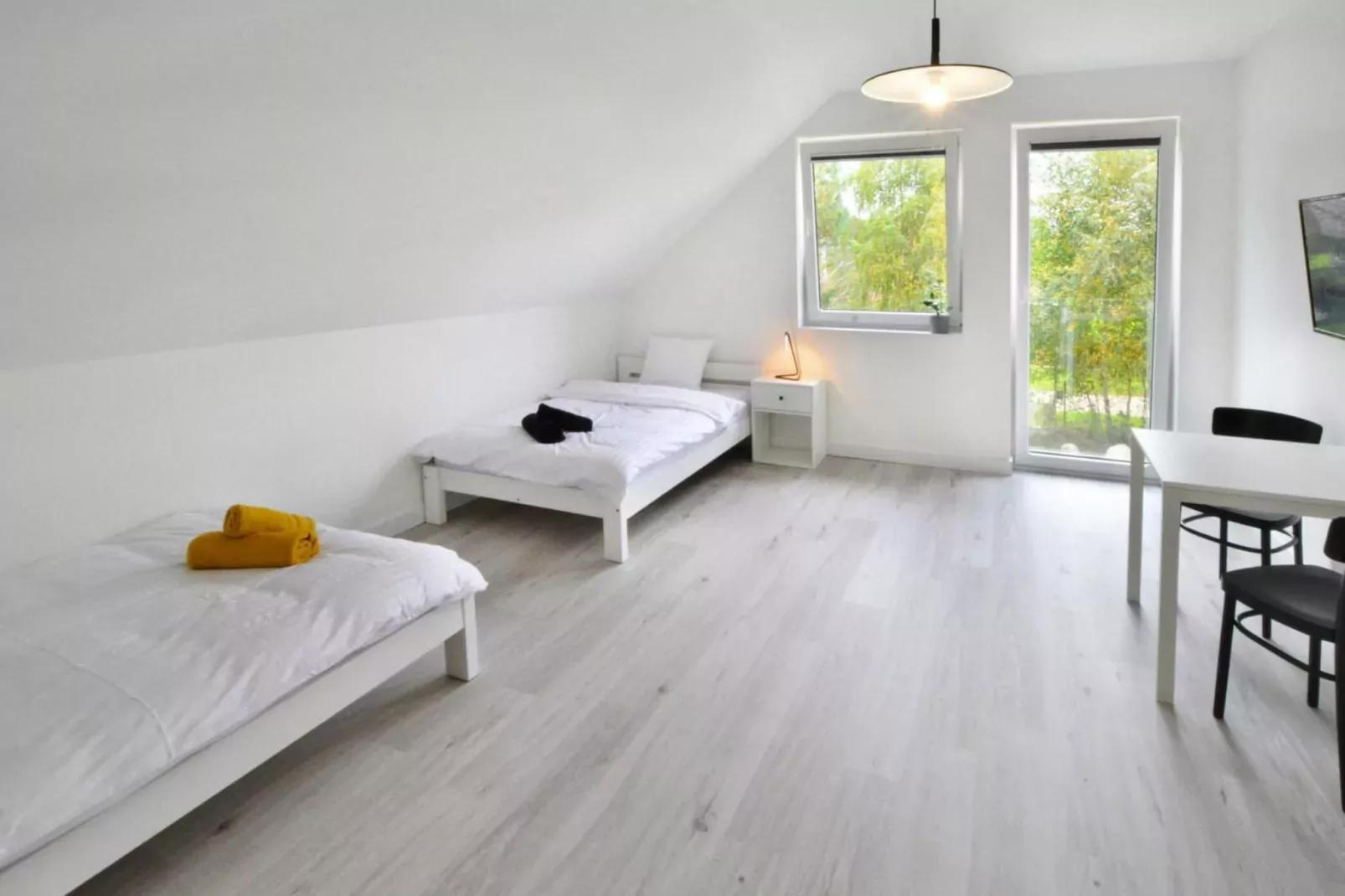 Dom wakacyjny w Mielenku dla 6 osób-Slaapkamer
