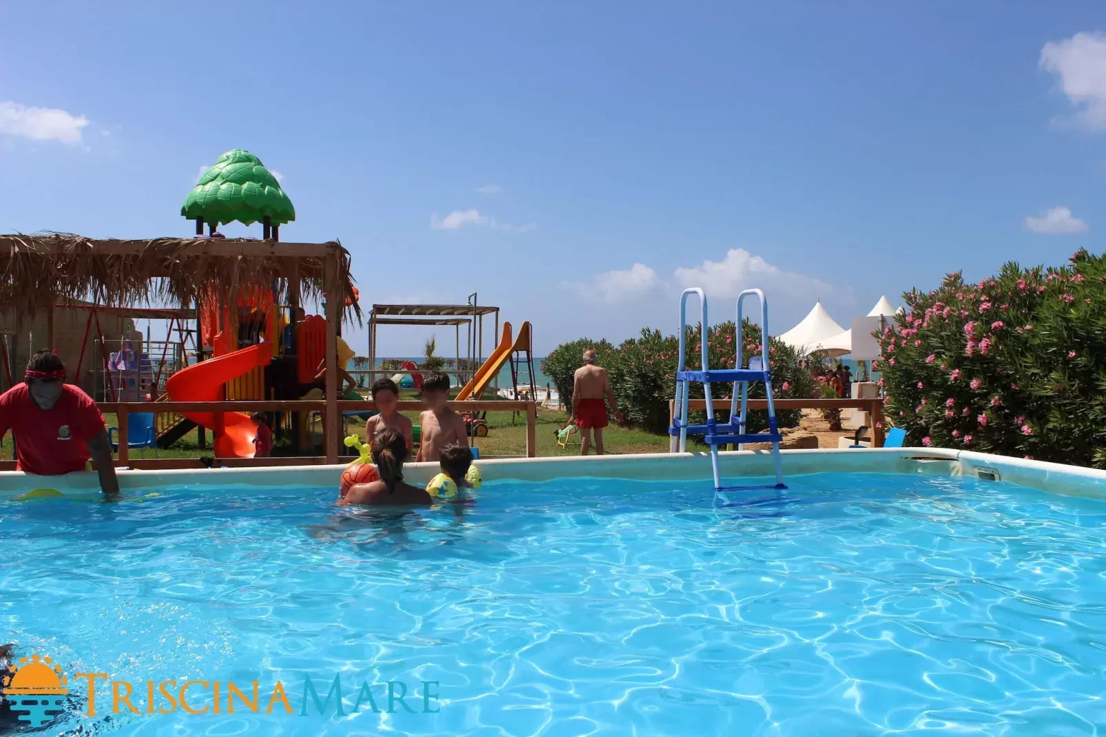 Residence Triscina Mare - Monolocale 2 vista mare frontale-Zwembad