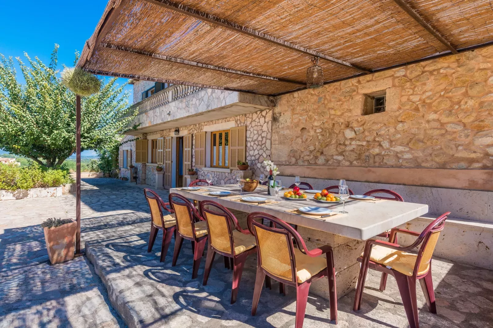Finca Son Colom-Terrasbalkon