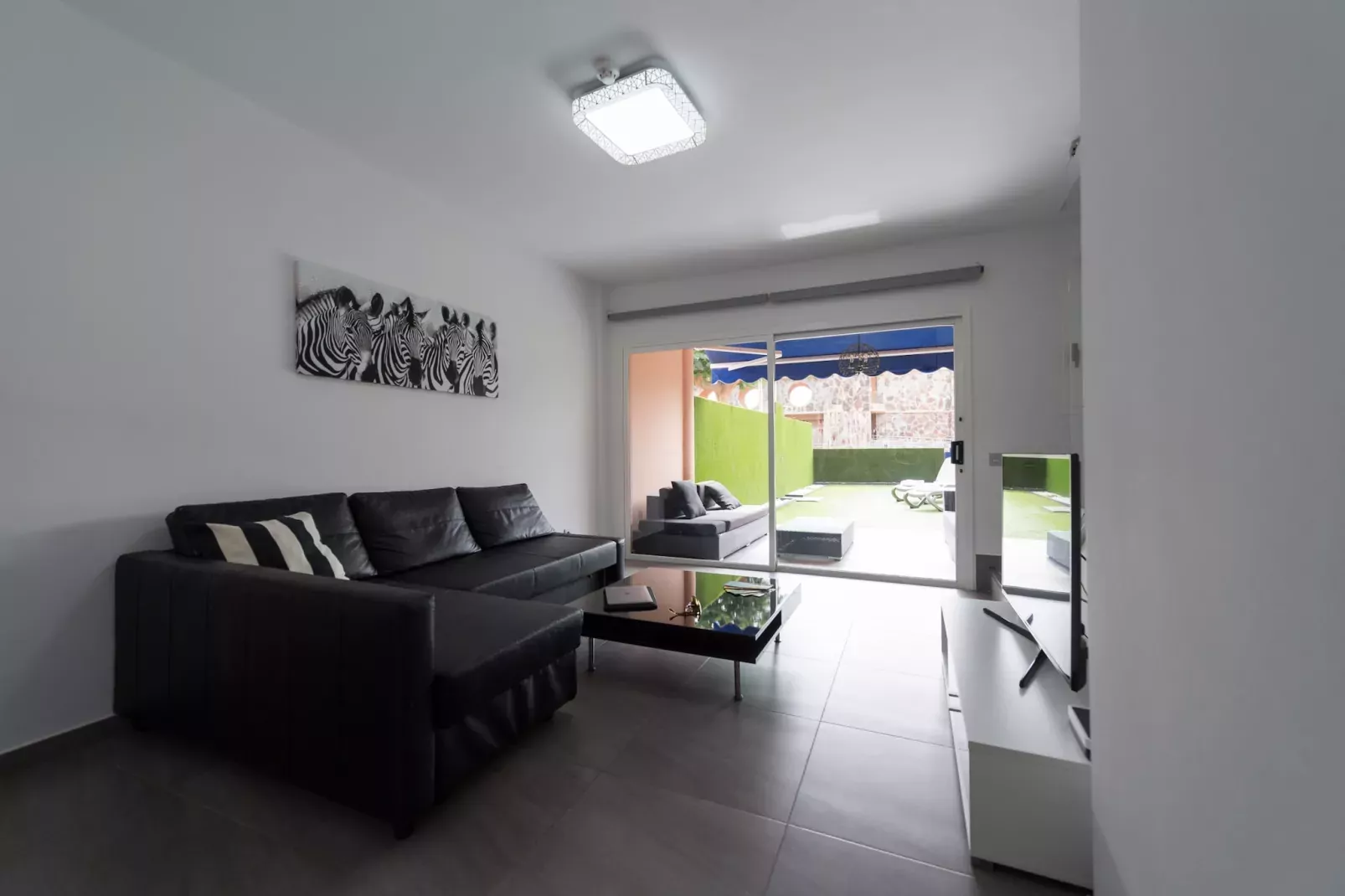 Meloneras private pool-Woonkamer