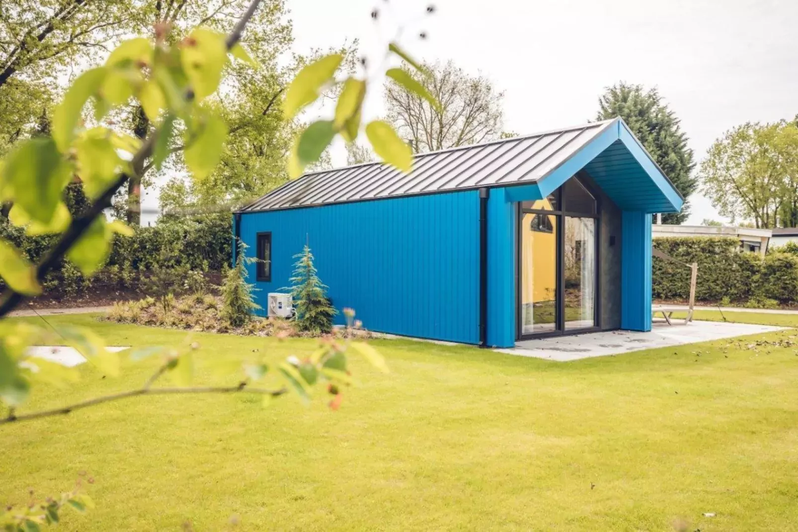 Jachtchalet | 2 - 4 pers-Buitenkant zomer