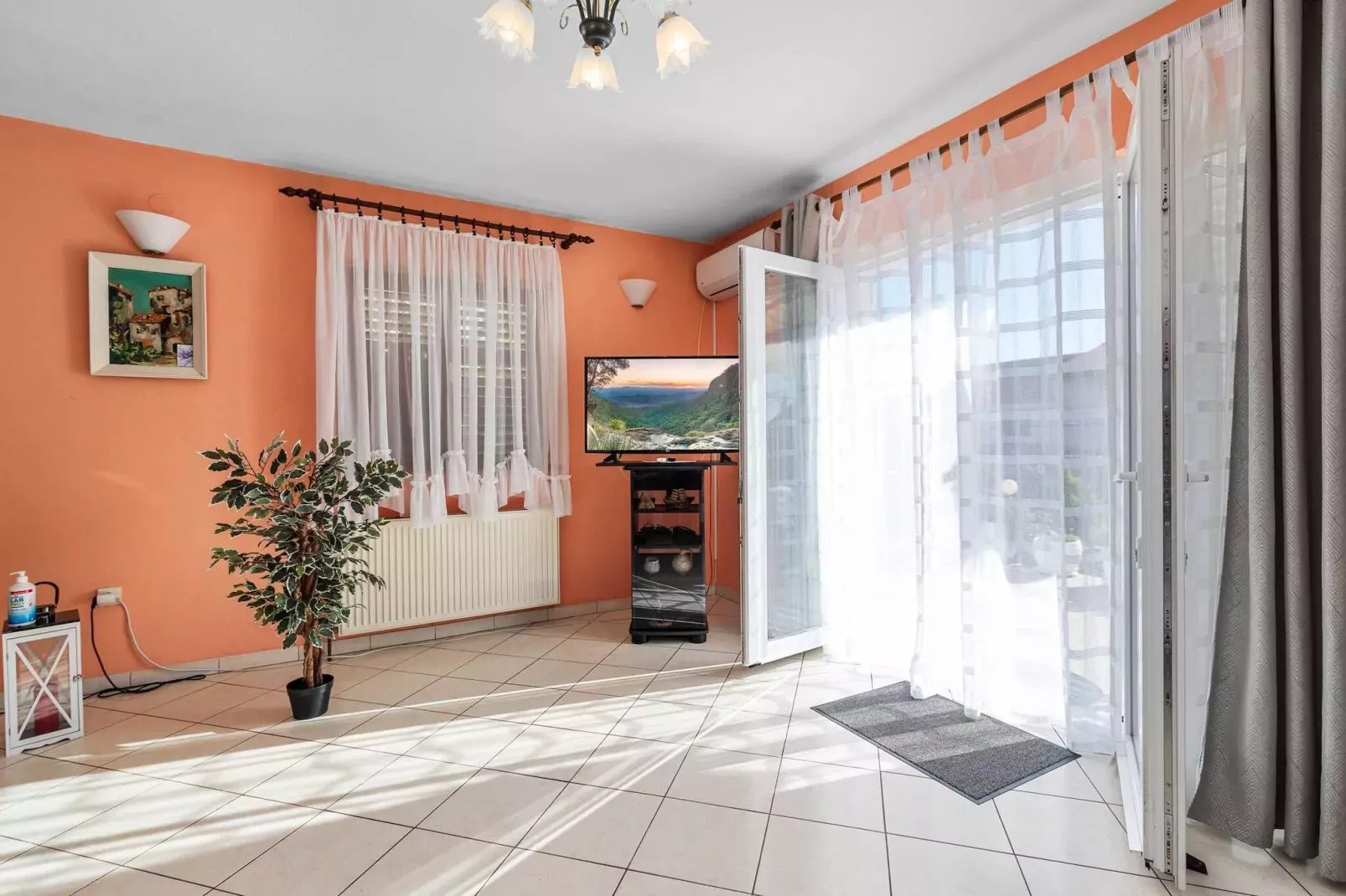 Apartments Barbarella - Two Bedroom Apartment A1-Woonkamer