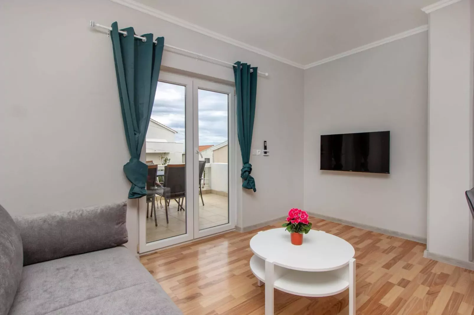 Apartments Alaga - A1-Woonkamer
