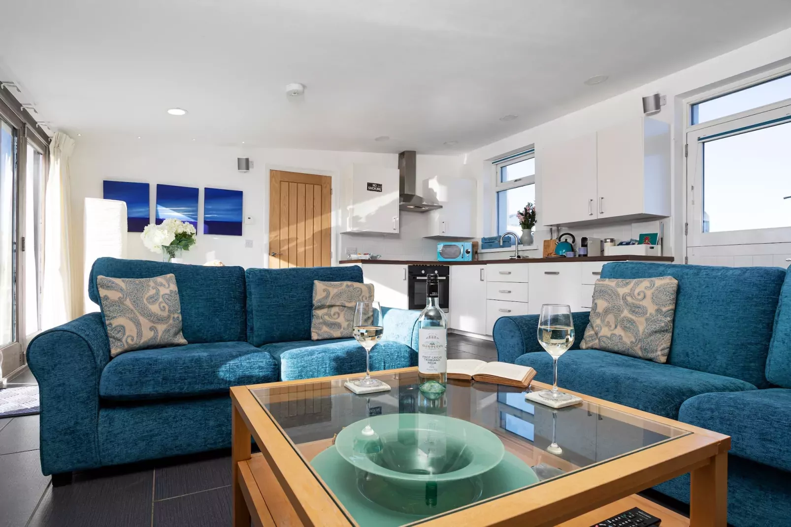 Walney Island Lighthouse-Woonkamer