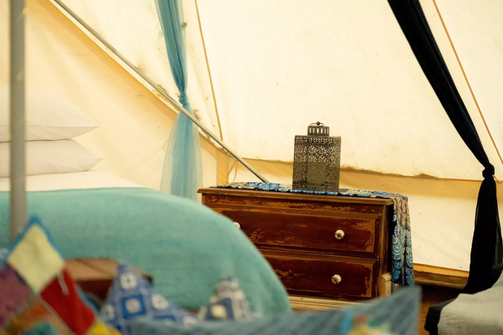 Moroccan Bell Tent-Woonkamer
