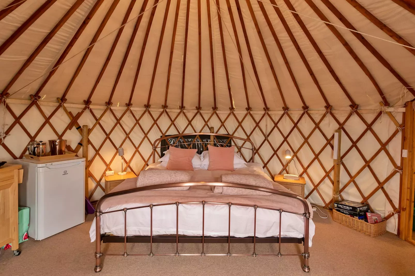 Bramble Yurt-Slaapkamer