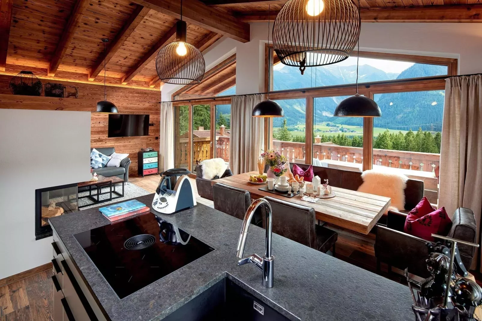 Nationalpark Chalet Gamsspitze-Keuken