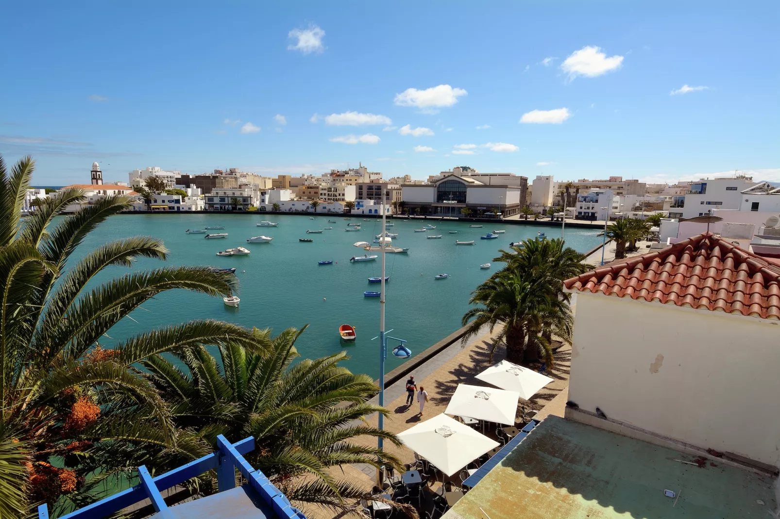 Charco San Gines-Uitzicht zomer