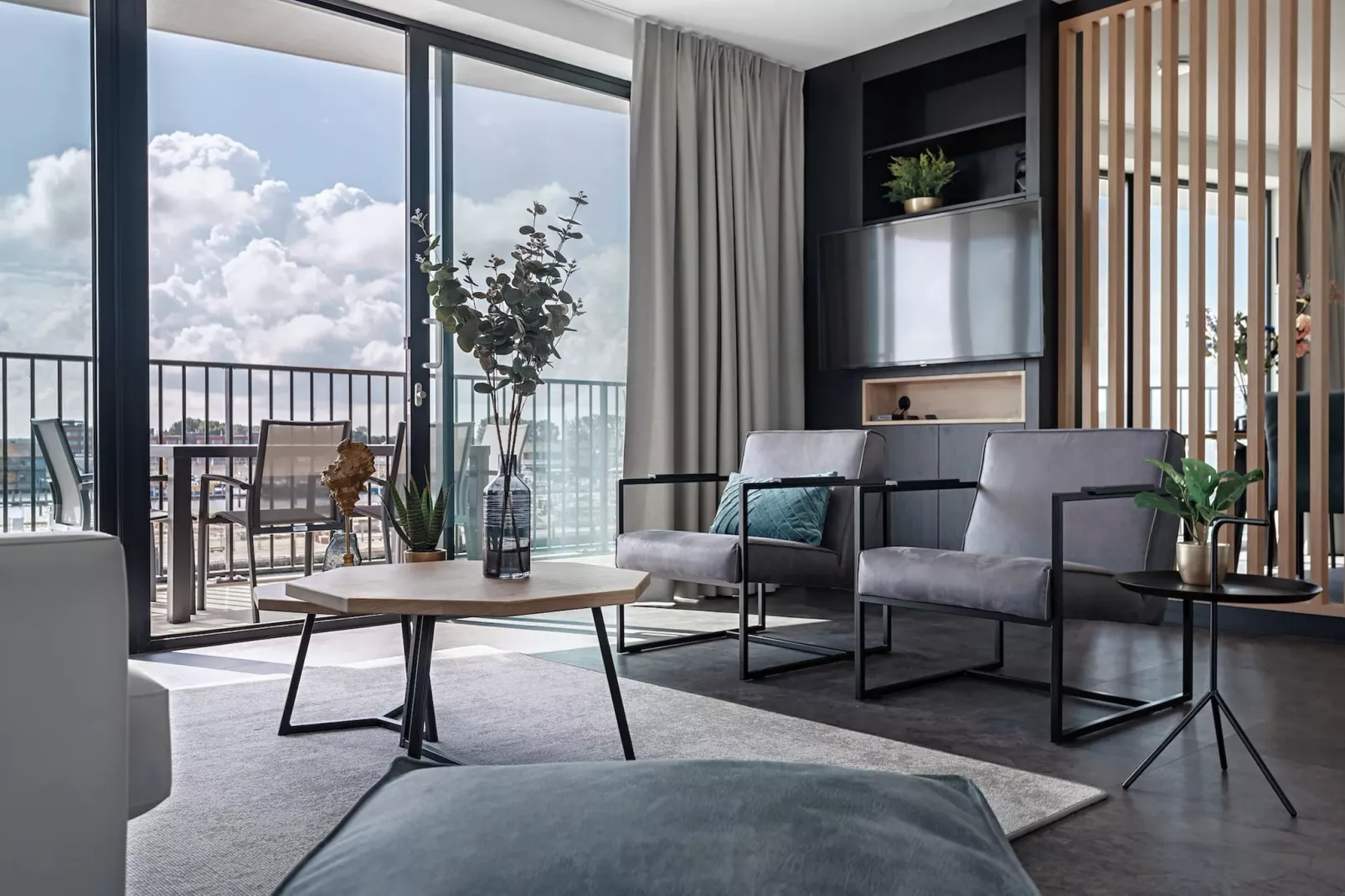 Breskens Apartments & Penthouses 10-Woonkamer