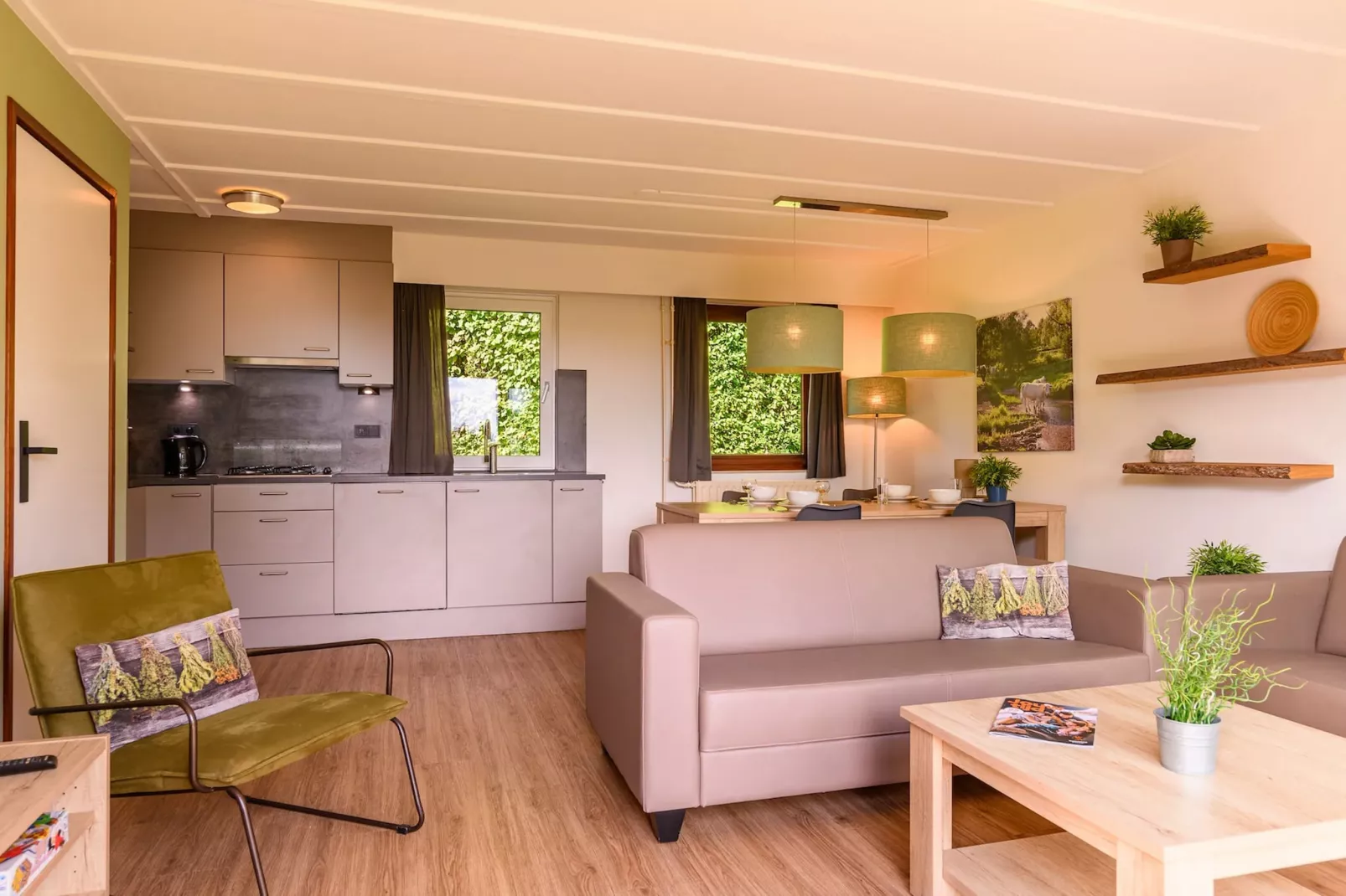 Bungalow 4B1-Woonkamer