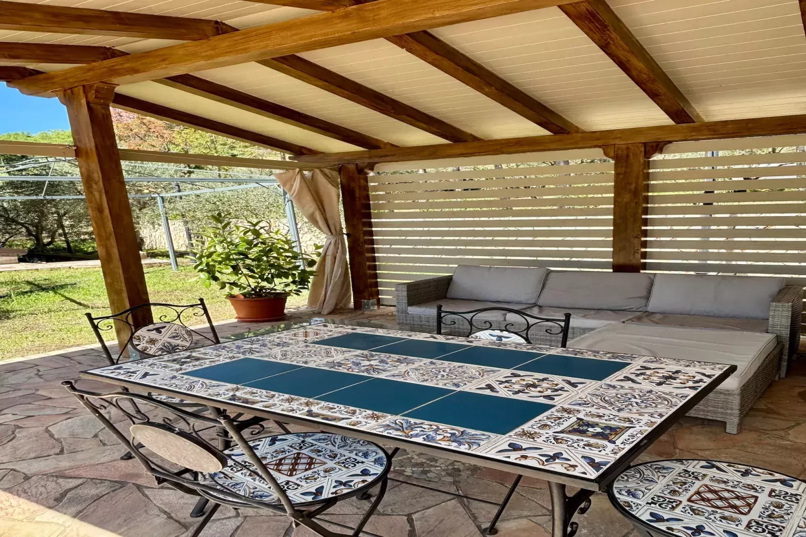 Ferienhaus Francavilla di Sicilia  Villa Uliveto-Terrasbalkon