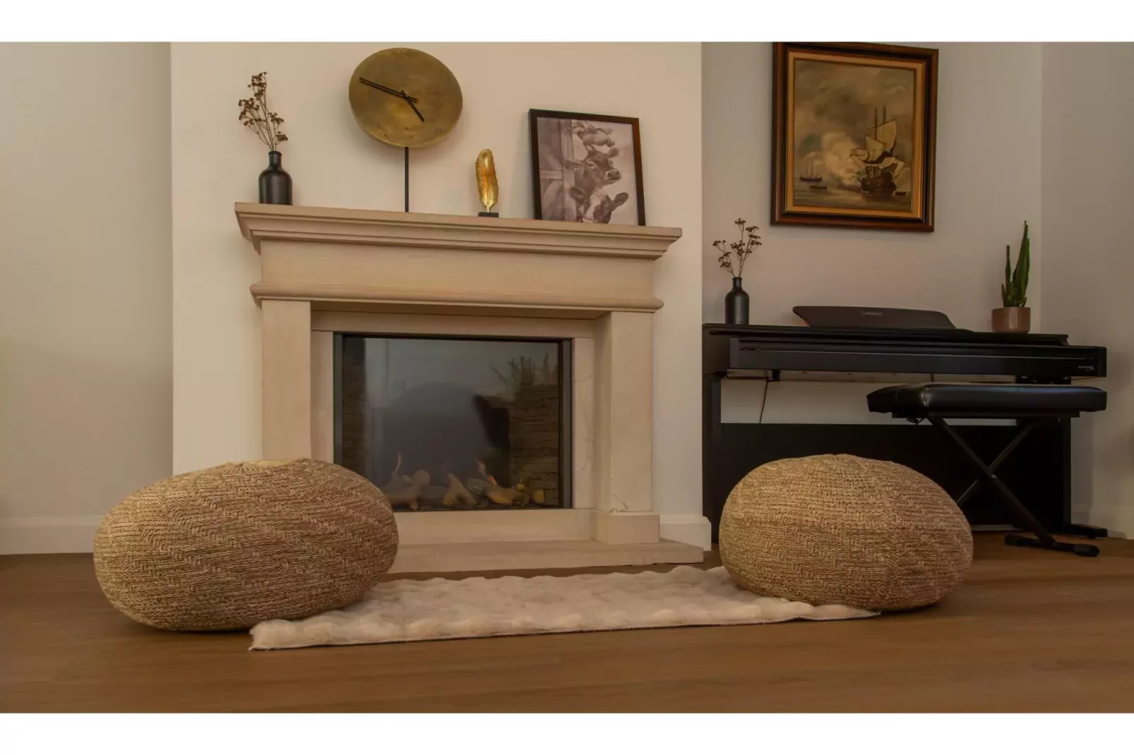 Vakantiehuis 'Boerderij Molenhof' - Stationsweg 5  Heinkenszand-Woonkamer
