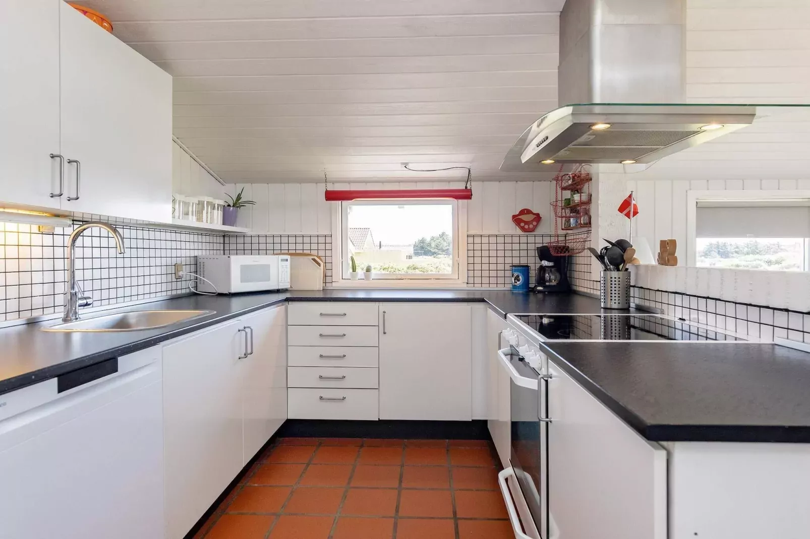 Gezellig vakantiehuis in Lokken, aan zee-Binnen