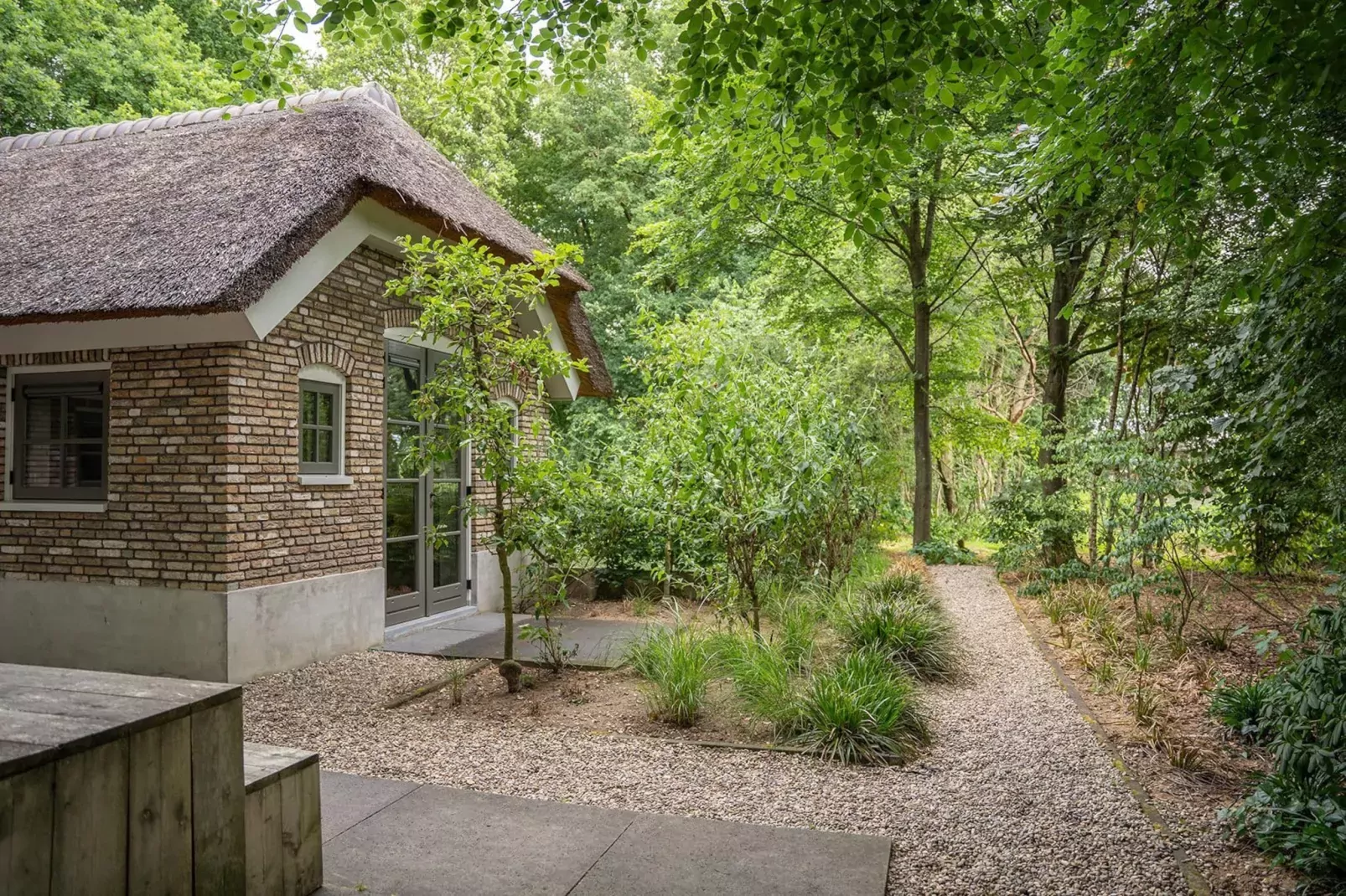 Vlindervallei Boshuis 16p-Buitenkant zomer