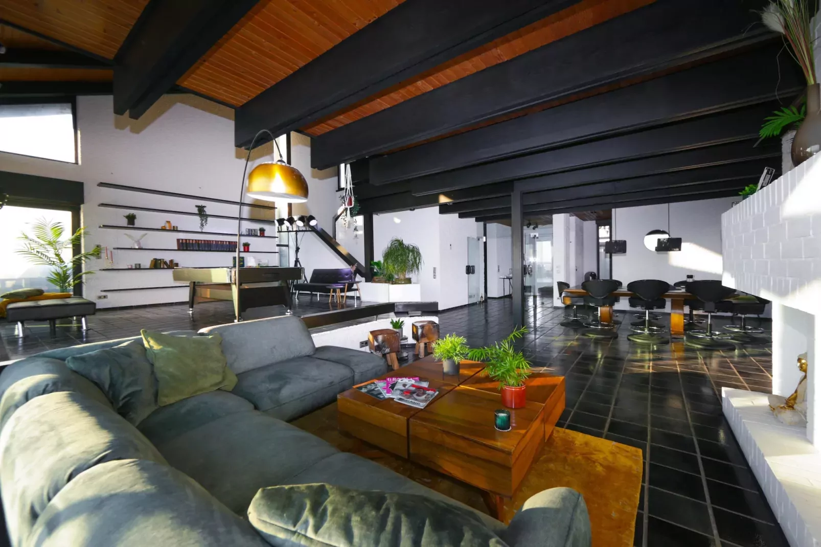 Villa Weitersburg mit indoor Pool-Woonkamer