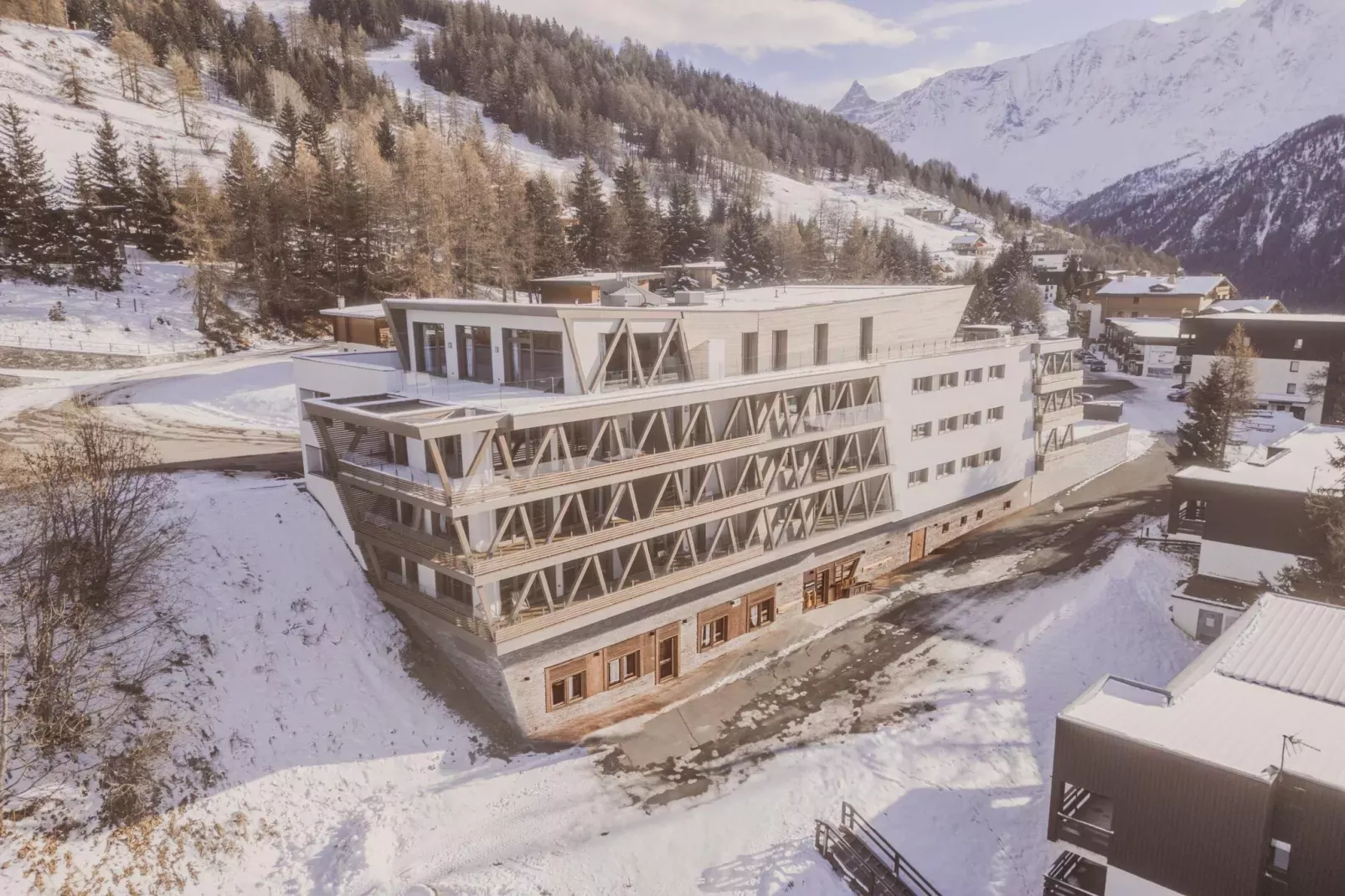 Résidence PLAN PEISEY Le Quartz -A36S-Exterieur winter