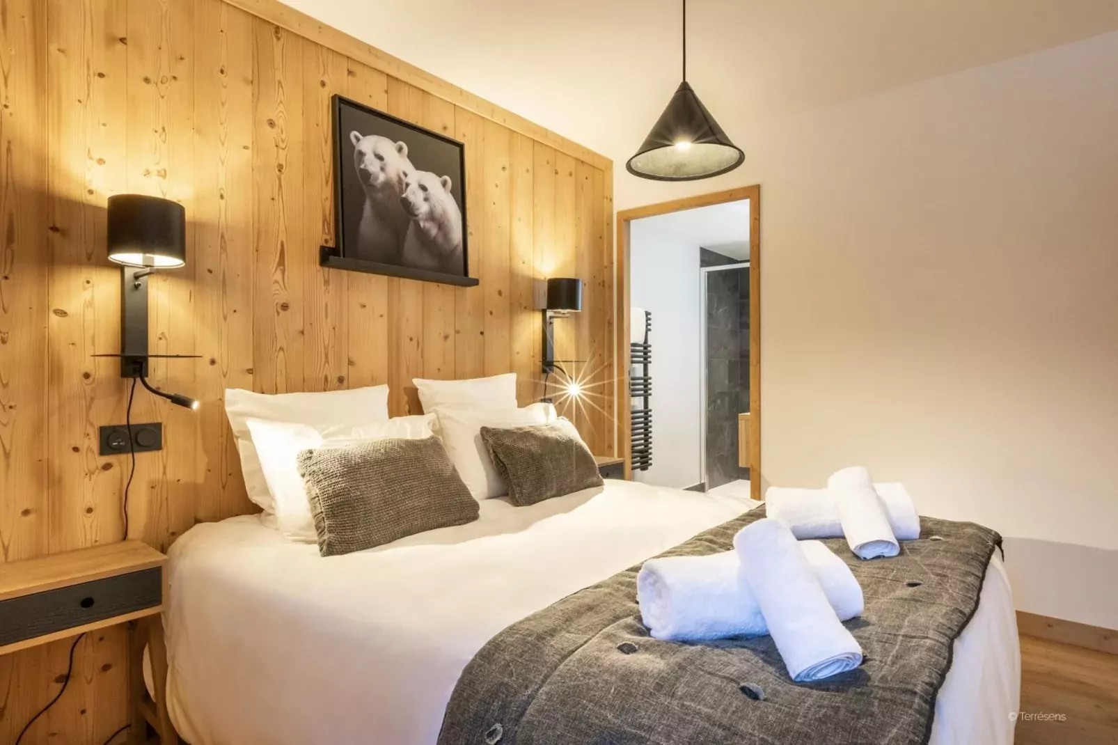 CHAPELLE DABONDANCE Le Flocon Blanc A38P-Slaapkamer