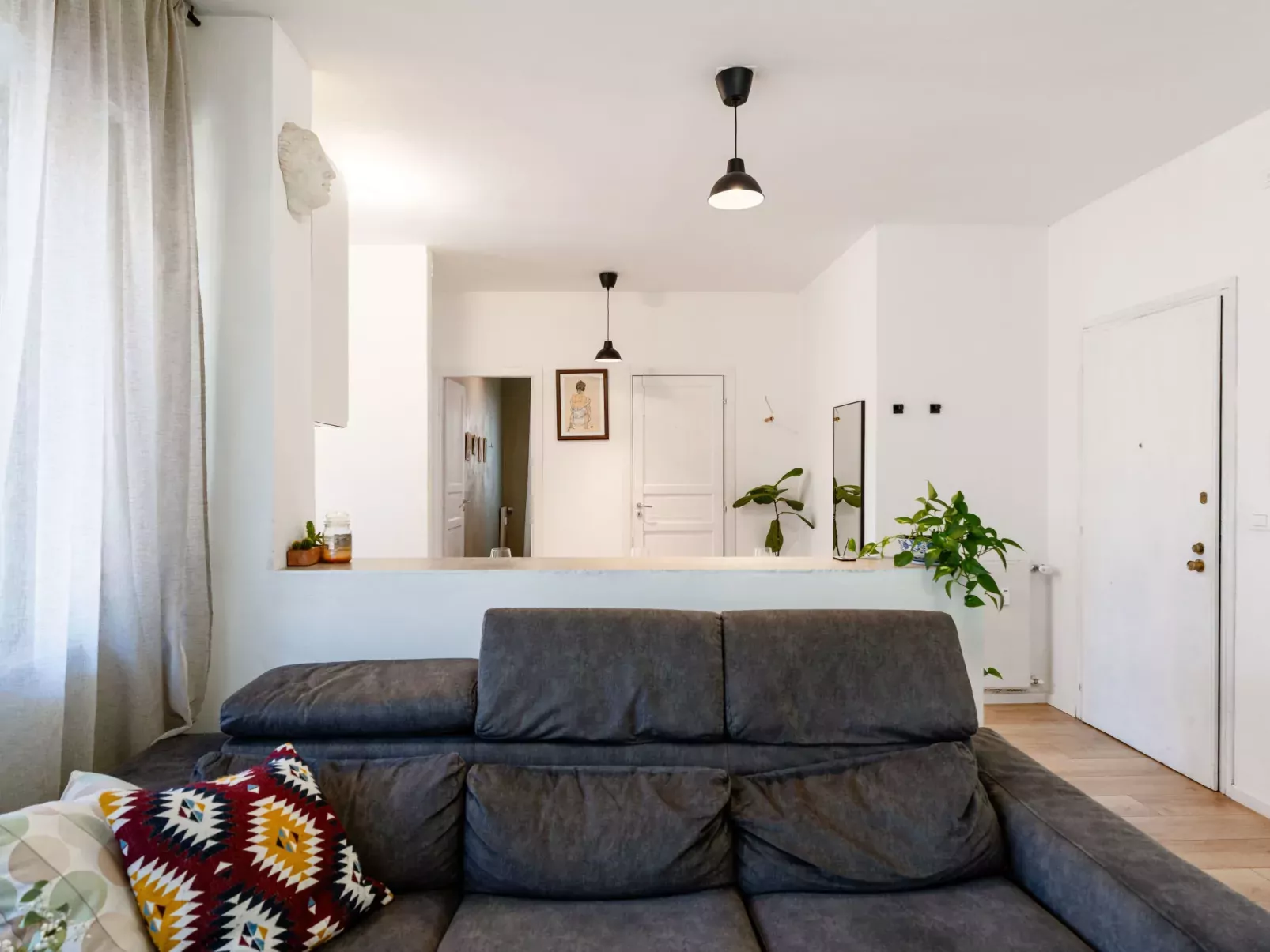 Seaview, Modern Apartment-Binnen