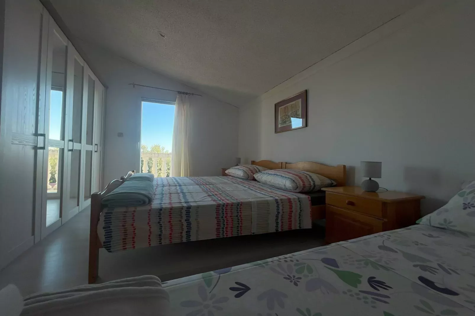 Apartments Tonči - balcony A1-Slaapkamer
