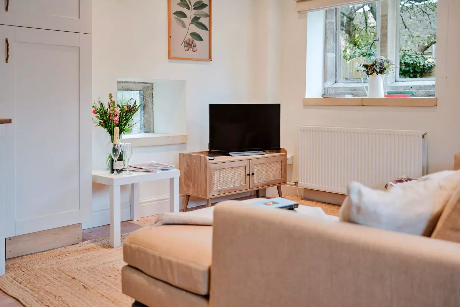 Courtside Cottage-Woonkamer