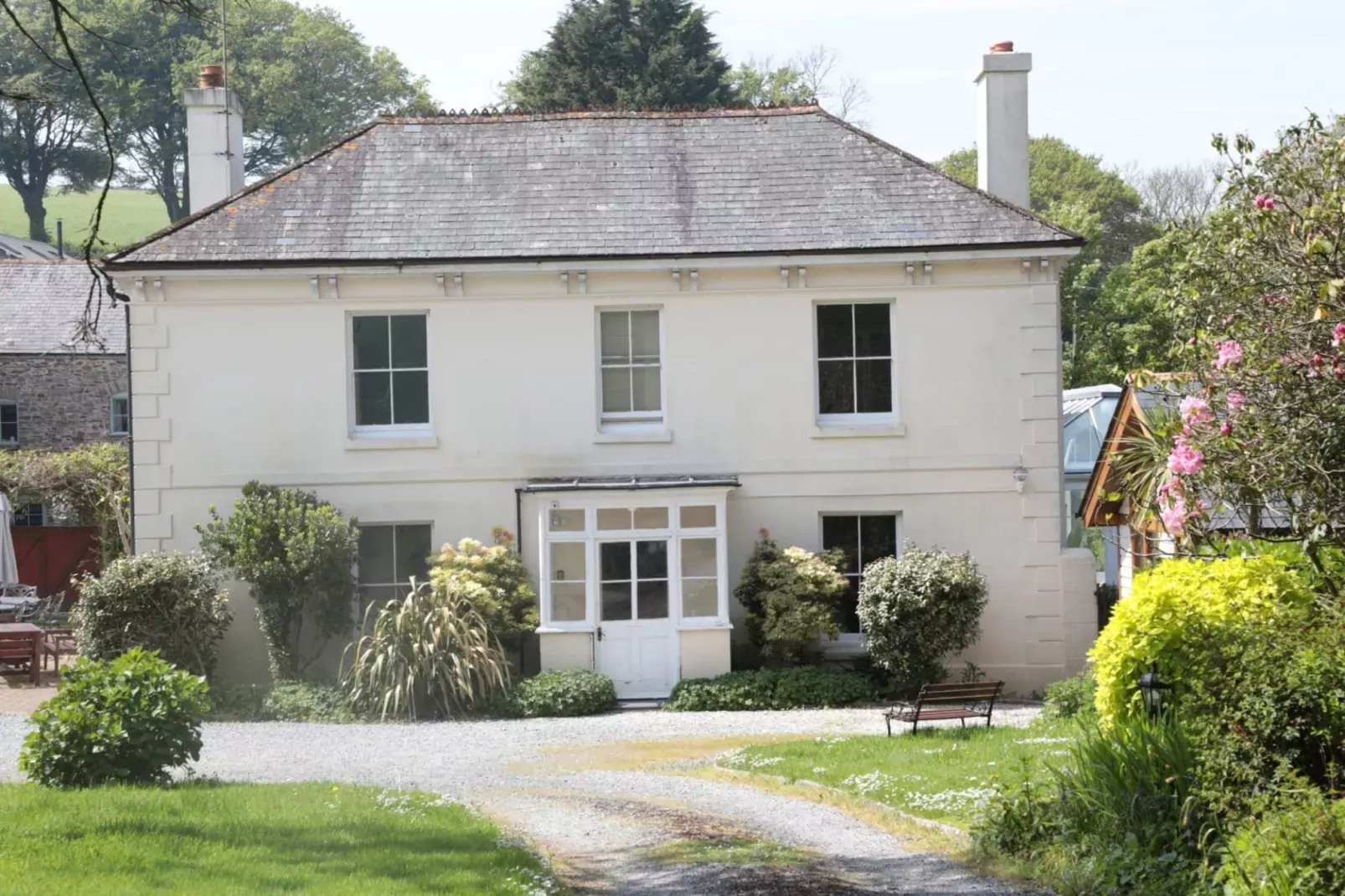 Buckland House-Buitenkant zomer