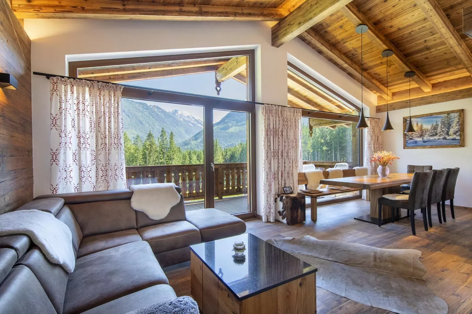 Nationalpark Chalet Reichenbergerspitze-Woonkamer