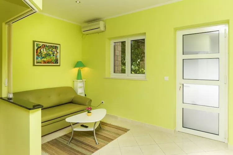 Apartments Villa Dubrovnik - Comfort Studio Apartment with Terrace and Sea View-Woonkamer