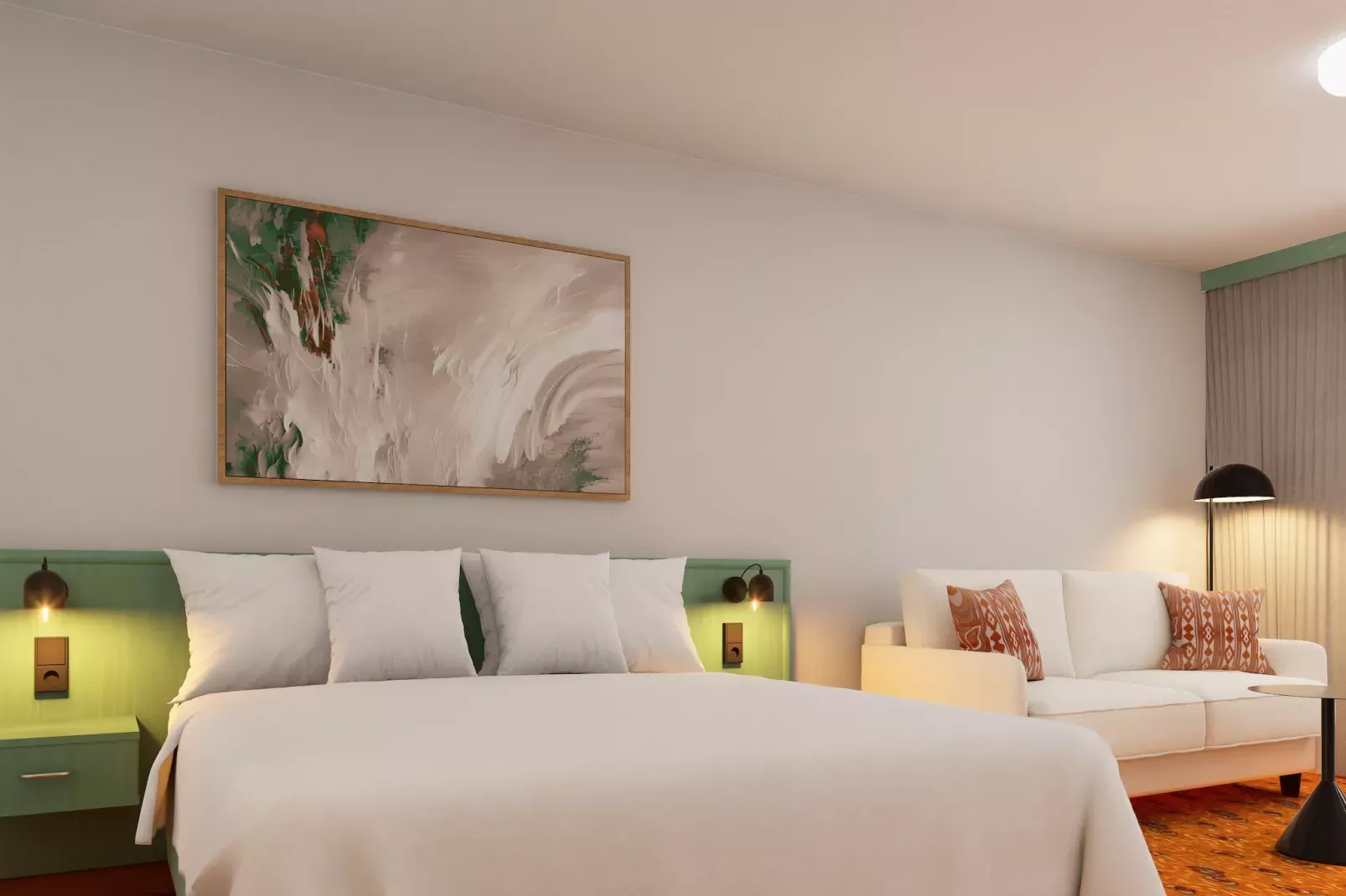 IFA Schöneck Ferienpark - 2 Raum App / AP2 ohne Balkon-Woonkamer