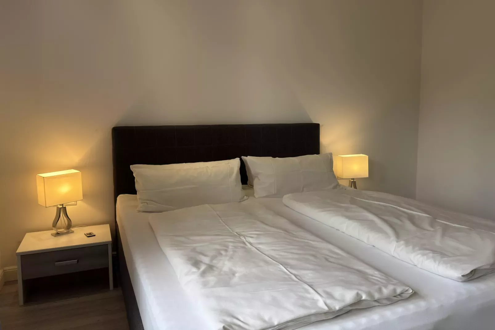 Apartment im alten Bahnhof-Slaapkamer