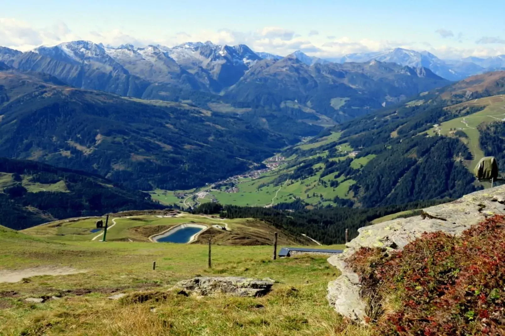 Merlenhütte-Gebieden zomer 5km
