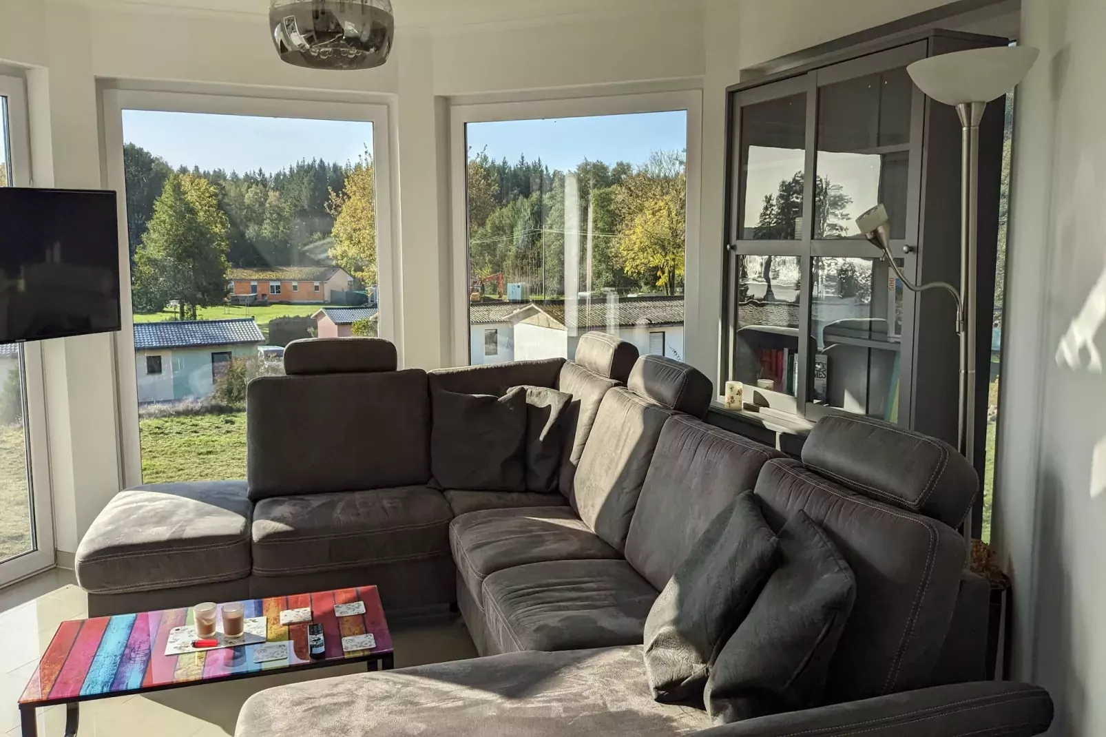 Ferienwohnung Seeblick-Woonkamer