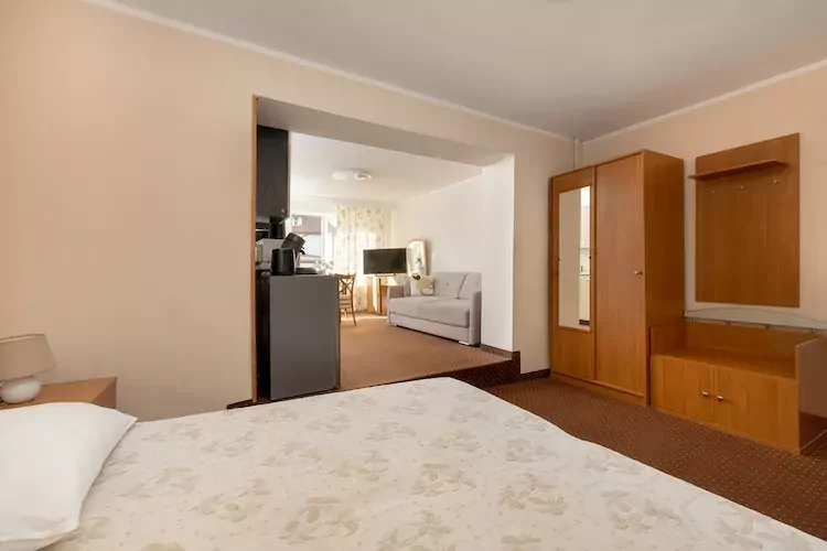 Studio wakacyjne nr 1 dla 4 osób ze śniadaniami Rewal-Slaapkamer