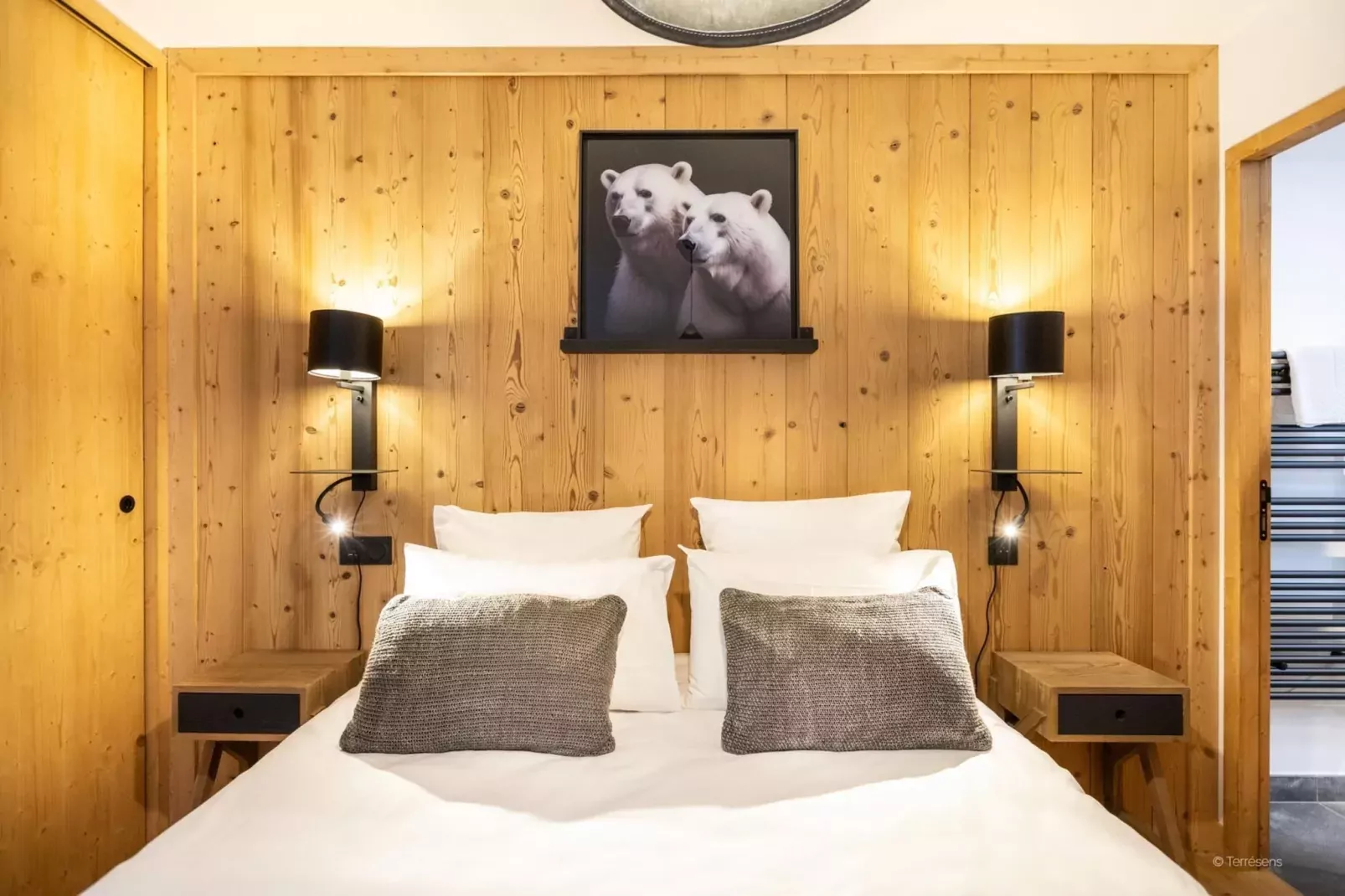 CHAPELLE DABONDANCE Le Flocon Blanc A38P-Slaapkamer