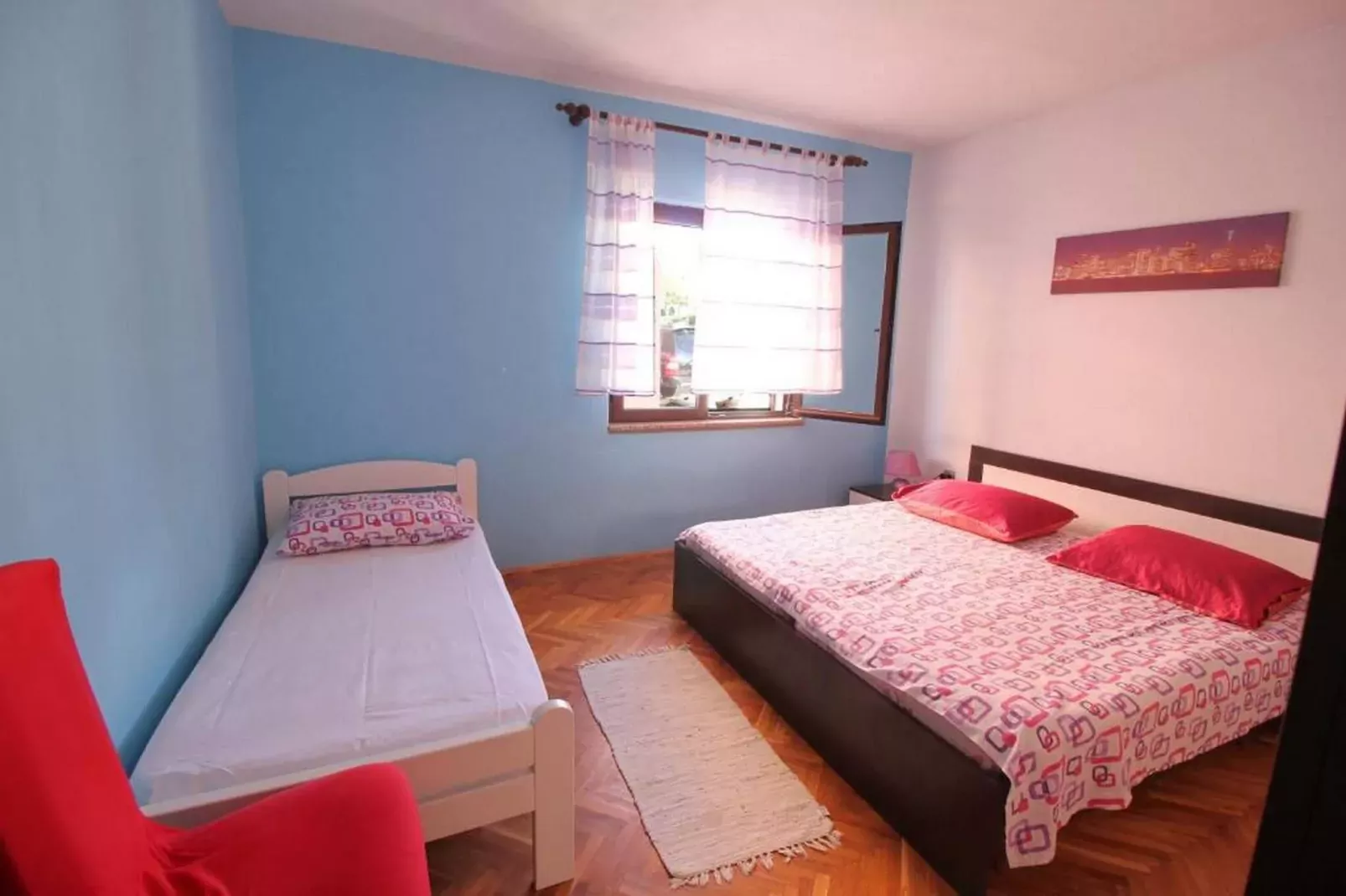 Apartments Dubravica - two bedroom apartment-Slaapkamer