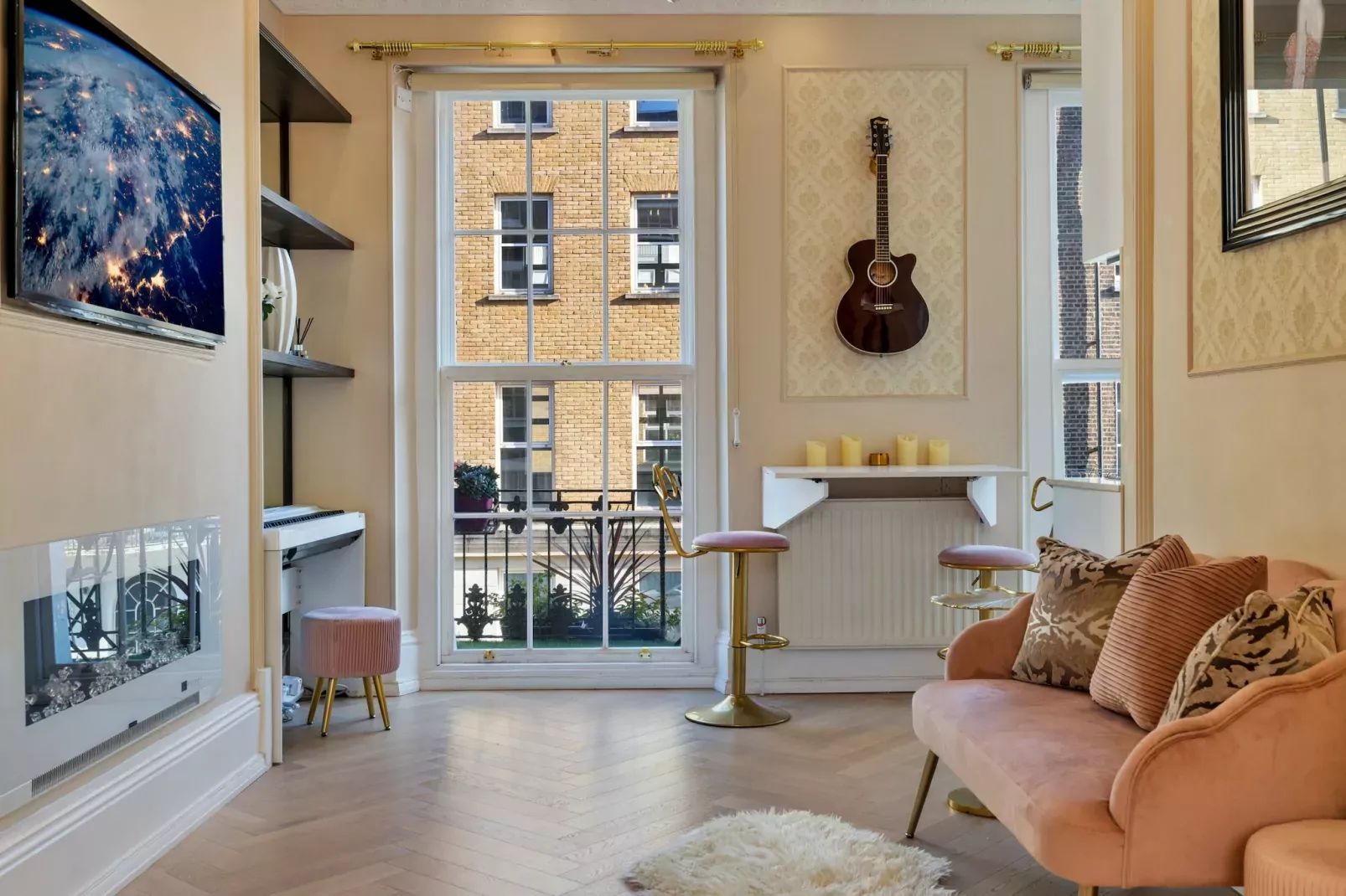 The Marylebone Marilyn-Woonkamer